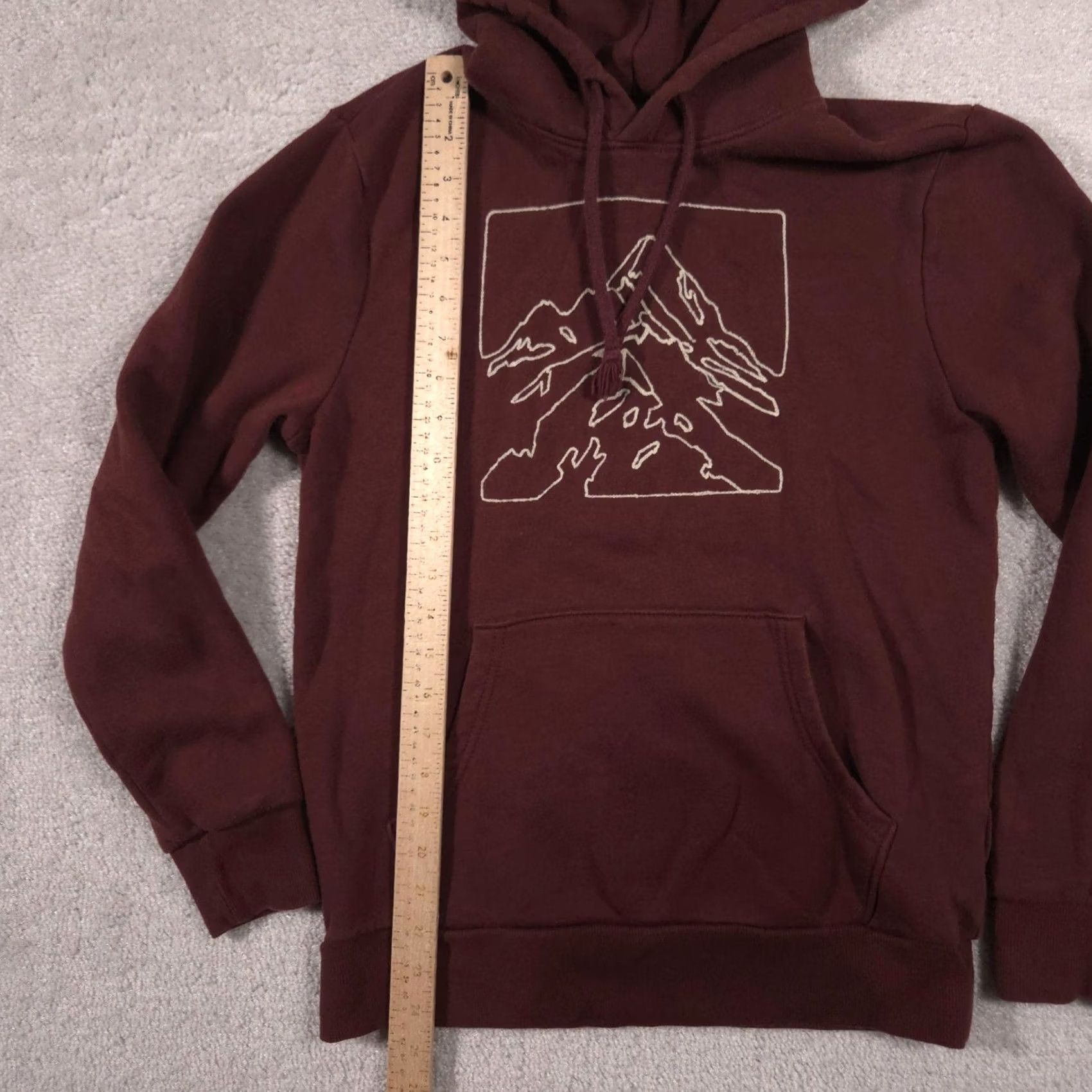 Old Navy Old Navy Hoodie Womens XS Pullover Fleece Sweatshirt Mountain Graphic Outdoor Size XS / US 0-2 / IT 36-38 - 5 Thumbnail