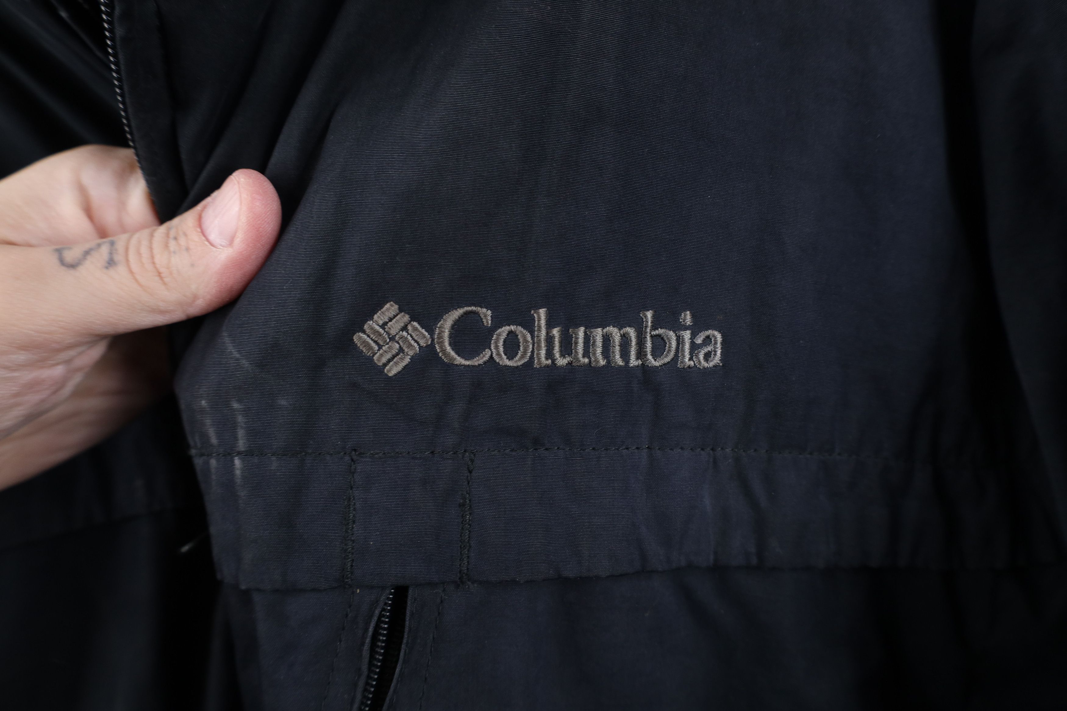 Columbia Vintage Columbia Fleece Lined Microfiber Zip Jacket Black Size US L / EU 52-54 / 3 - 4 Thumbnail
