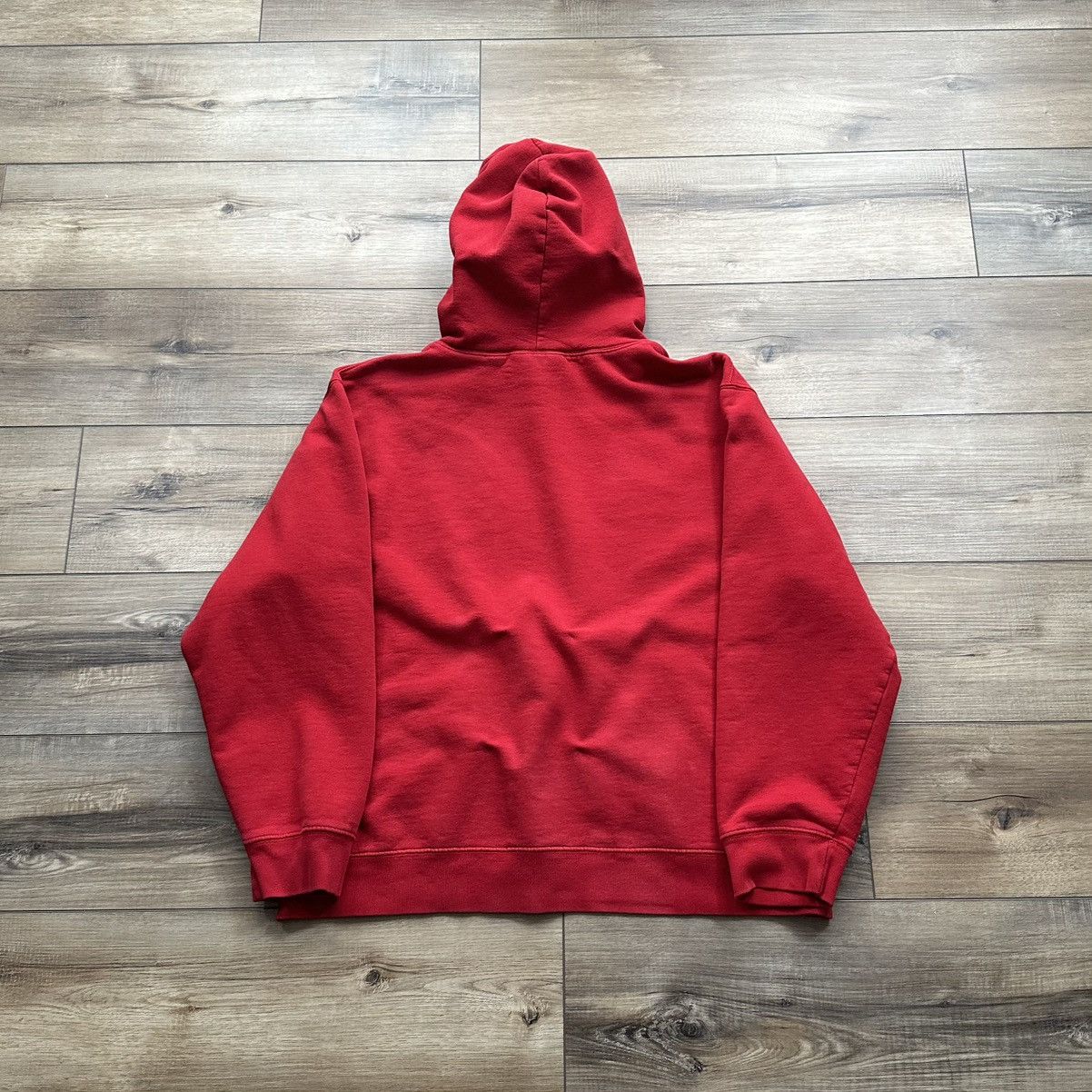Aeropostale Vintage 90s Aeropostale Athletics Red Spell Out Boxy Hoodie Size US XL / EU 56 / 4 - 6 Thumbnail