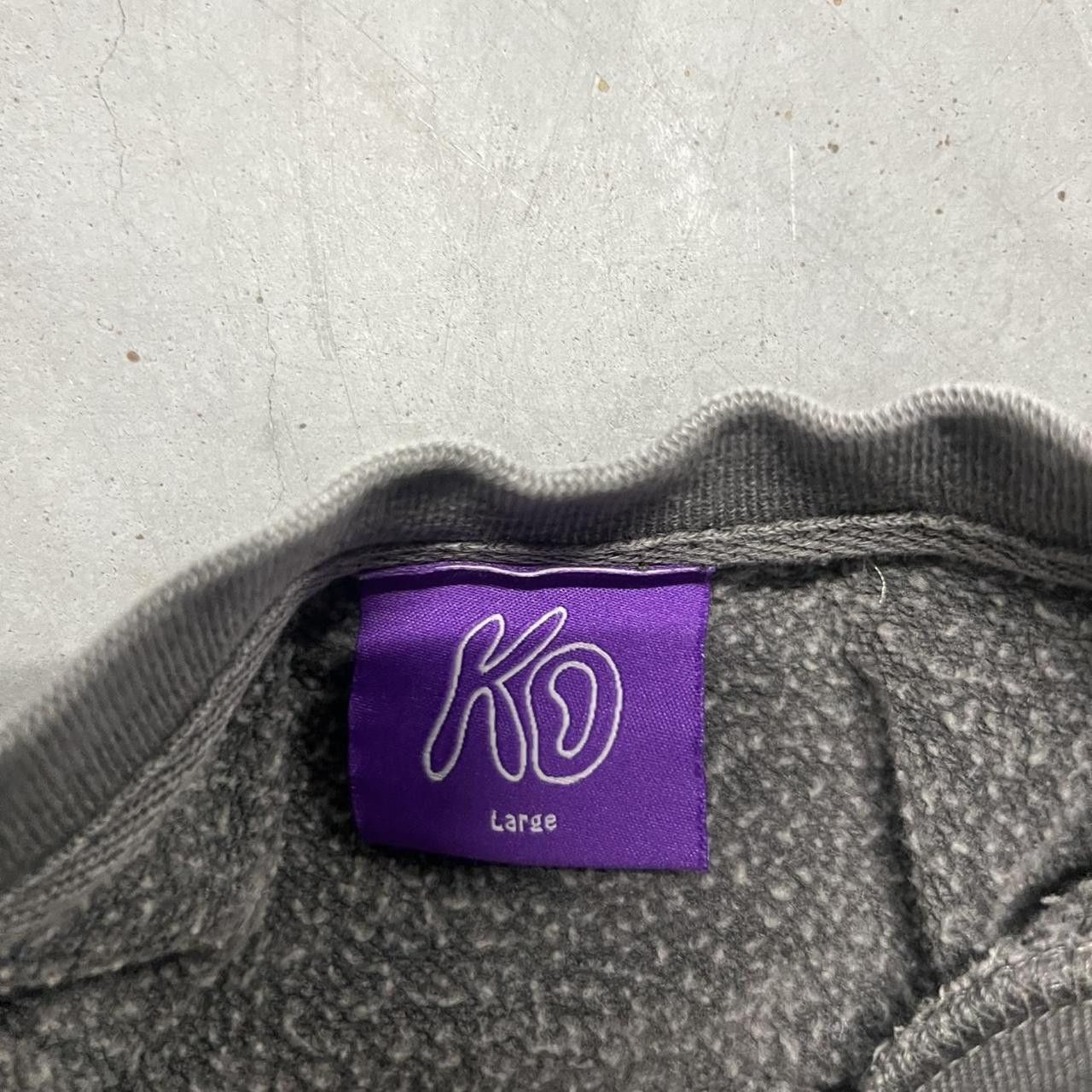 Vintage Crazy Vintage Y2K/2000s Kiss My Ass Christmas Dark Grey Sweatshirt! Size US L / EU 52-54 / 3 - 4 Thumbnail