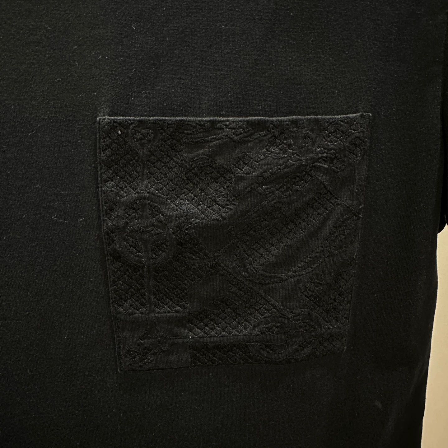 Hermes Hermes apr724 Short Sleeve Embroidered Pocket Dress 34 Size XS / US 0-2 / IT 36-38 - 6 Thumbnail