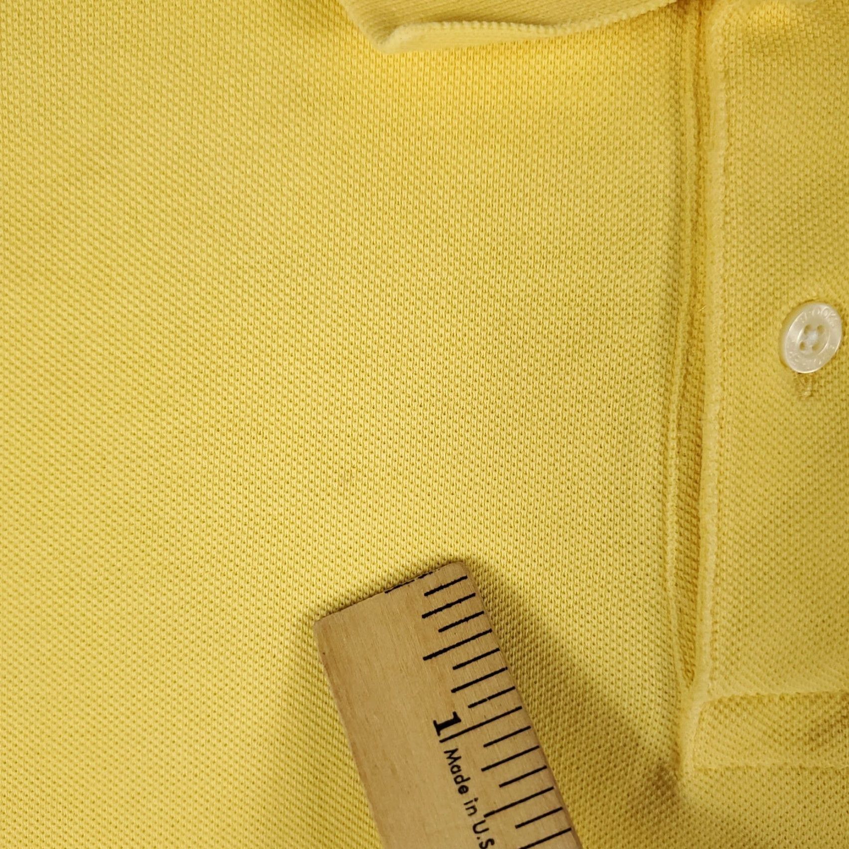 Brooks Brothers Brooks Brothers Polo Shirt Mens XL Yellow Solid Short Sleeve Casual Button-Front Collared Polo Shirt Mens XL Yellow Size US XL / EU 56 / 4 - 4 Thumbnail