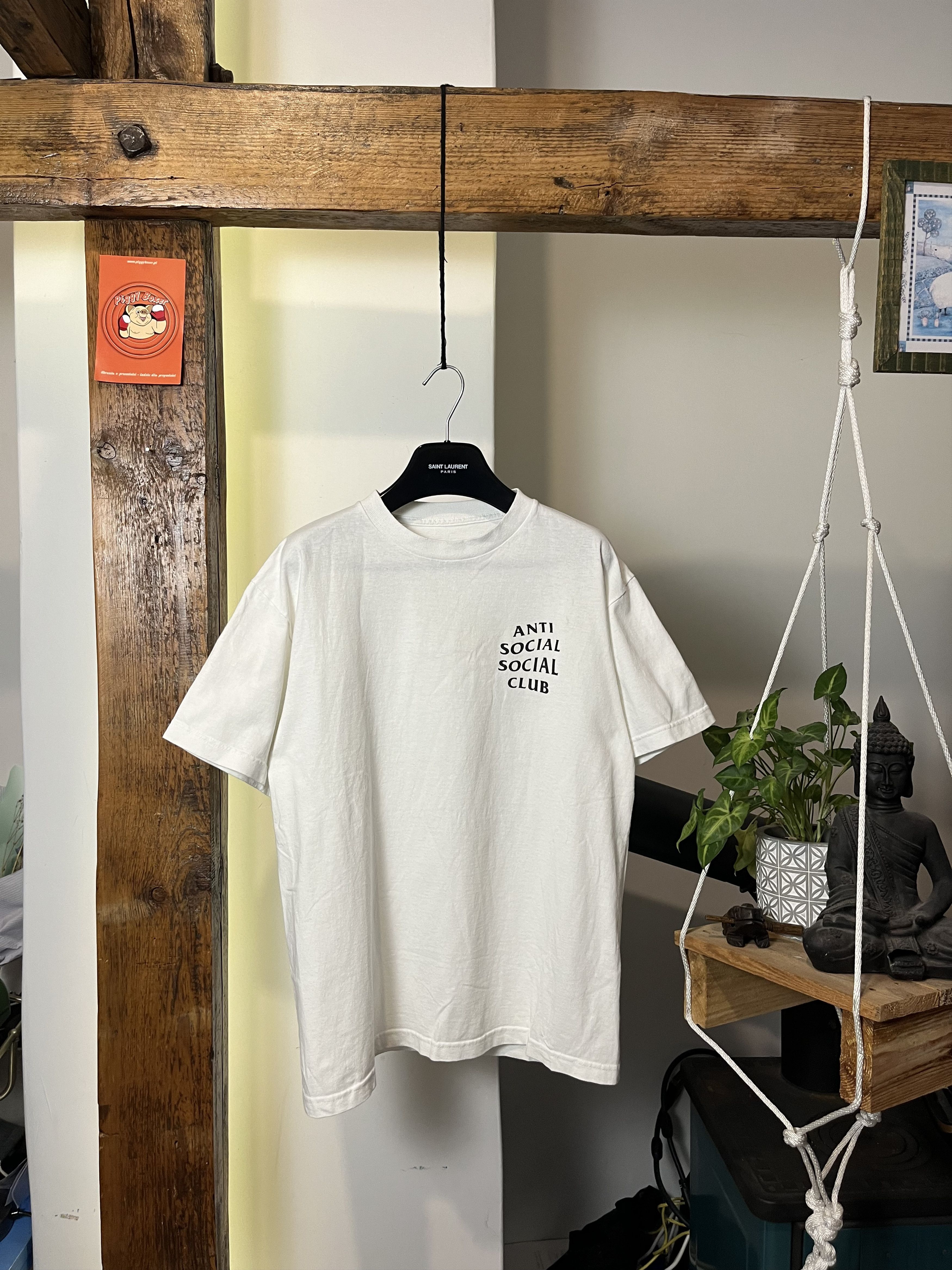 Anti Social Social Club × Vintage Anti Social Social Club ASSC Classic Logo White Tee Size US S / EU 44-46 / 1 - 1 Thumbnail