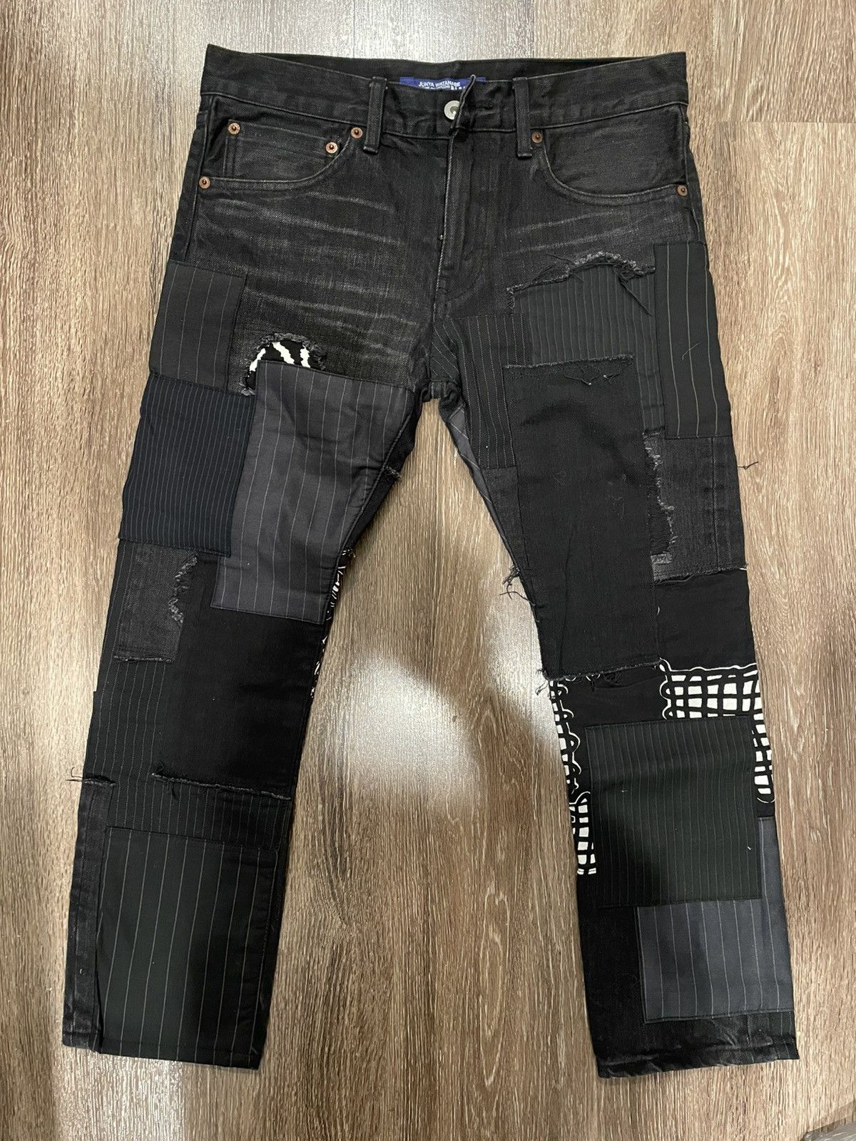 Comme des Garcons Junya Watanabe X Comme des GARCONS patchwork denim Size US 28 / EU 44 - 1 Thumbnail