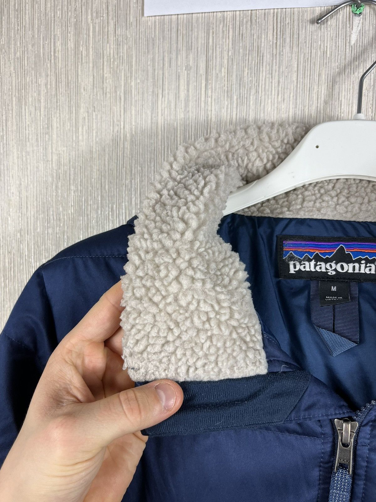Patagonia Vintage Patagonia parka down jacket retro sheepskin sherpa Size S / US 4 / IT 40 - 17 Thumbnail