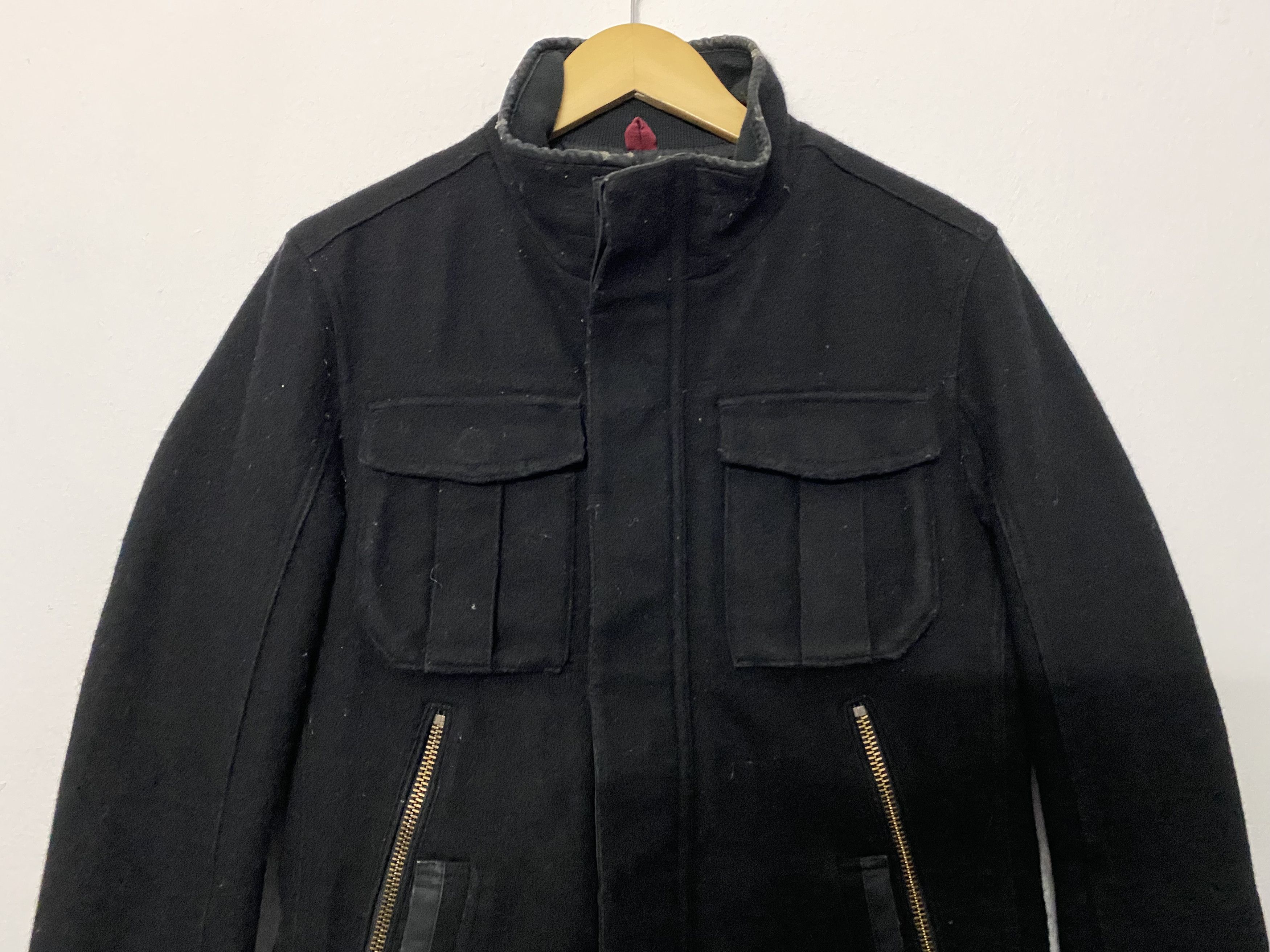 Nicole Club Monsieur Nicole Japanese Brand Wool Military Field Jacket Size US S / EU 44-46 / 1 - 4 Thumbnail