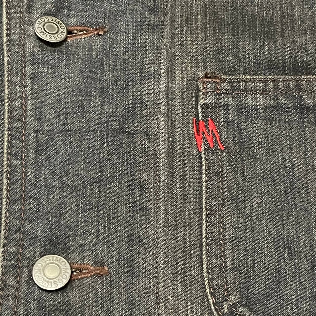 Mossimo Vintage Mossimo Painted Denim Work Jacket Size US L / EU 52-54 / 3 - 5 Thumbnail