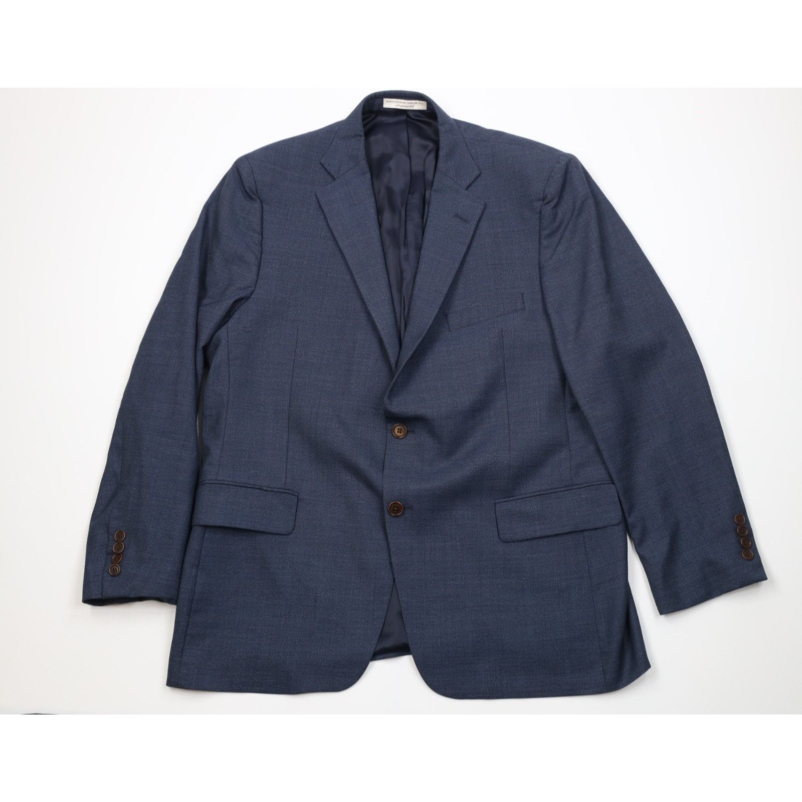 Vintage Vintage Streetwear 2 Piece Super 100s Wool Suit Wedding Size 46R - 2 Thumbnail
