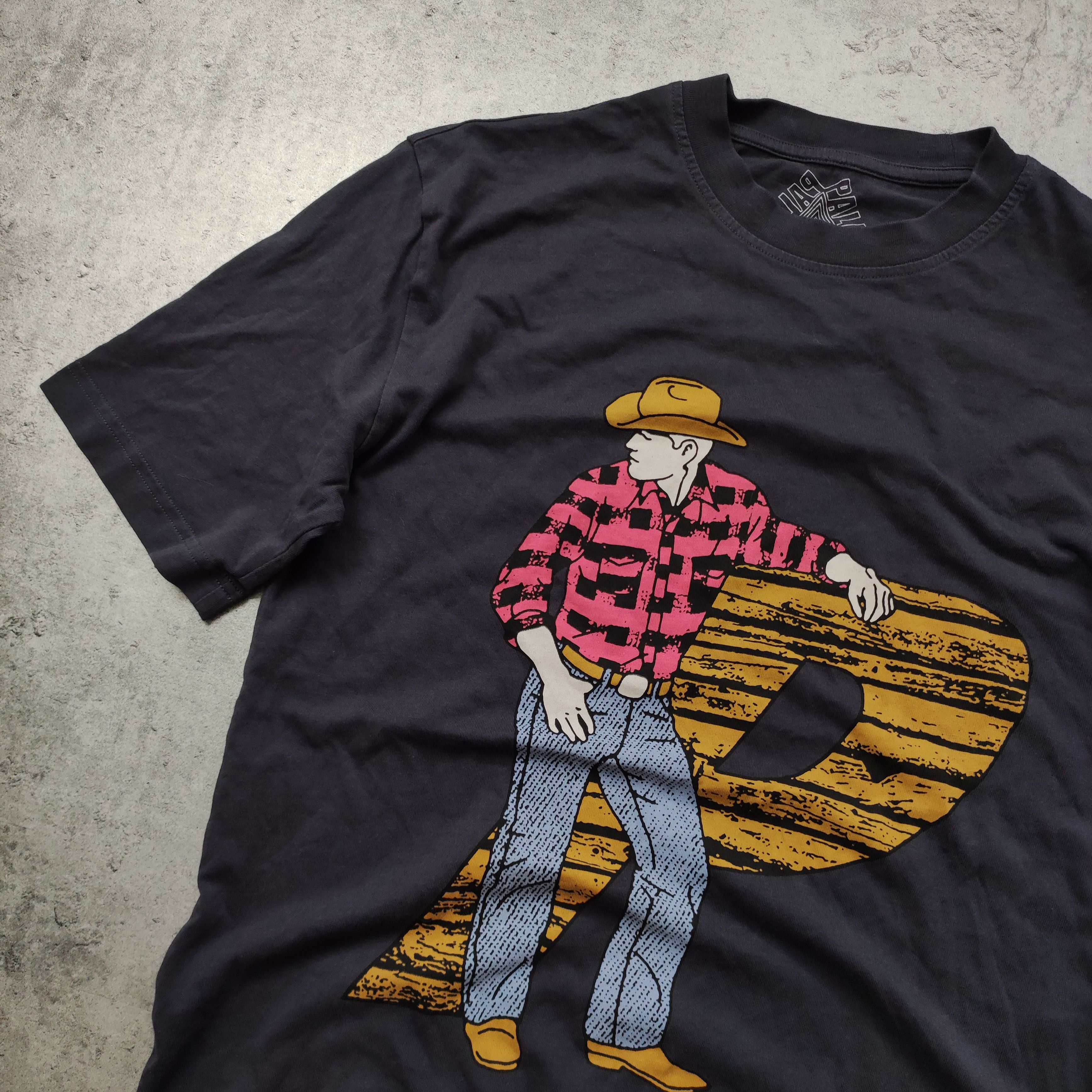 Palace Palace Skateboards Saddle Up Gray Tee Size US S / EU 44-46 / 1 - 4 Thumbnail