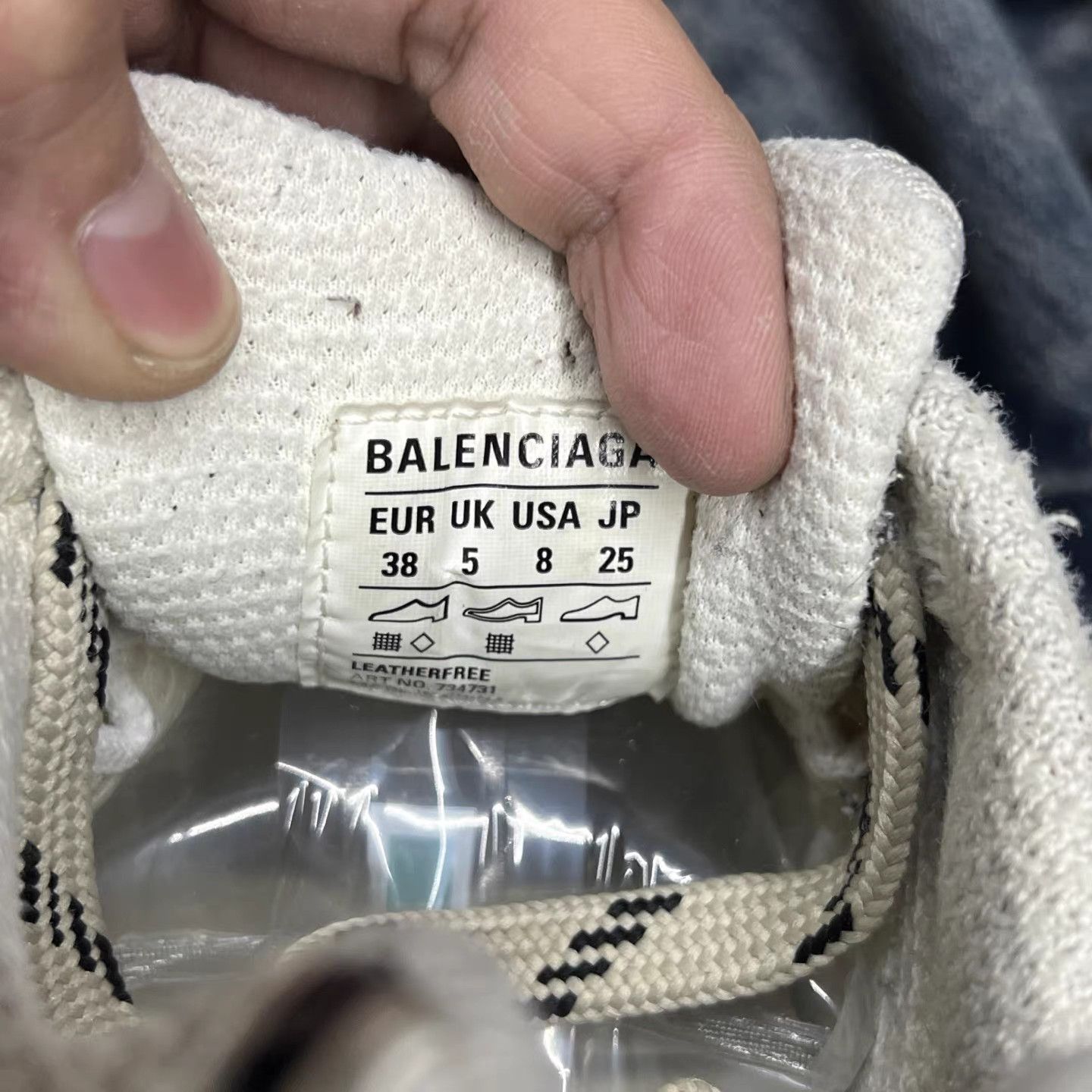 Balenciaga Balenciaga 3XL Low-top Sneakers K15 Size US 8 / IT 38 - 7 Thumbnail