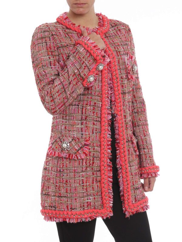 Dolce & Gabbana o1y0825 Crewneck Jacket in Pink Size M / US 6-8 / IT 42-44 - 3 Thumbnail