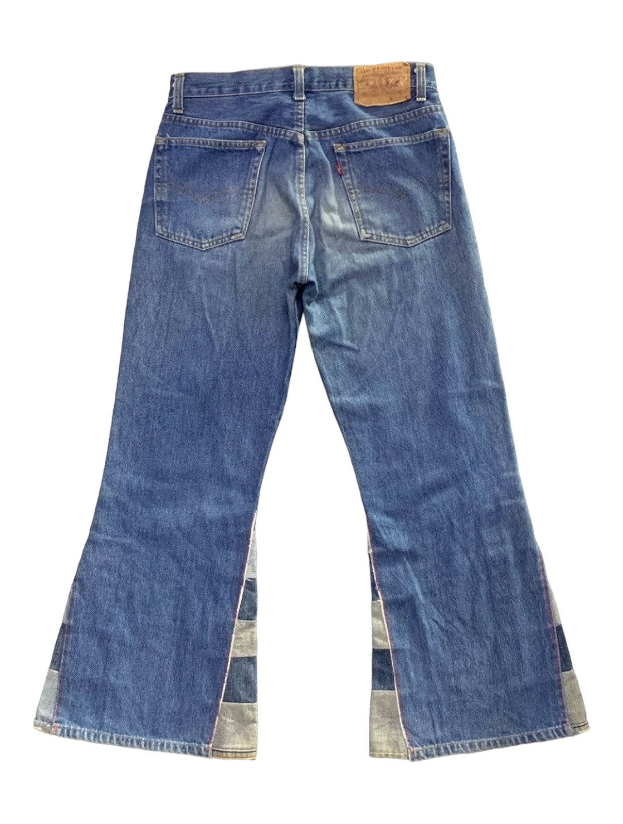 Levi's × Vintage Vintage Levis 501 Bowcut Add Flare Tailor Jeans Size US 29 - 2 Thumbnail