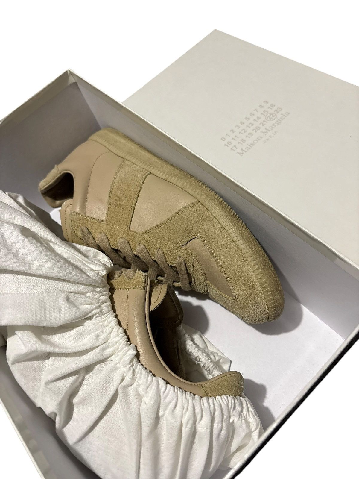 Maison Margiela SS22 Margiela Oyster GAT Trainer German Army Trainer Sneaker Size US 8 / EU 41 - 7 Thumbnail