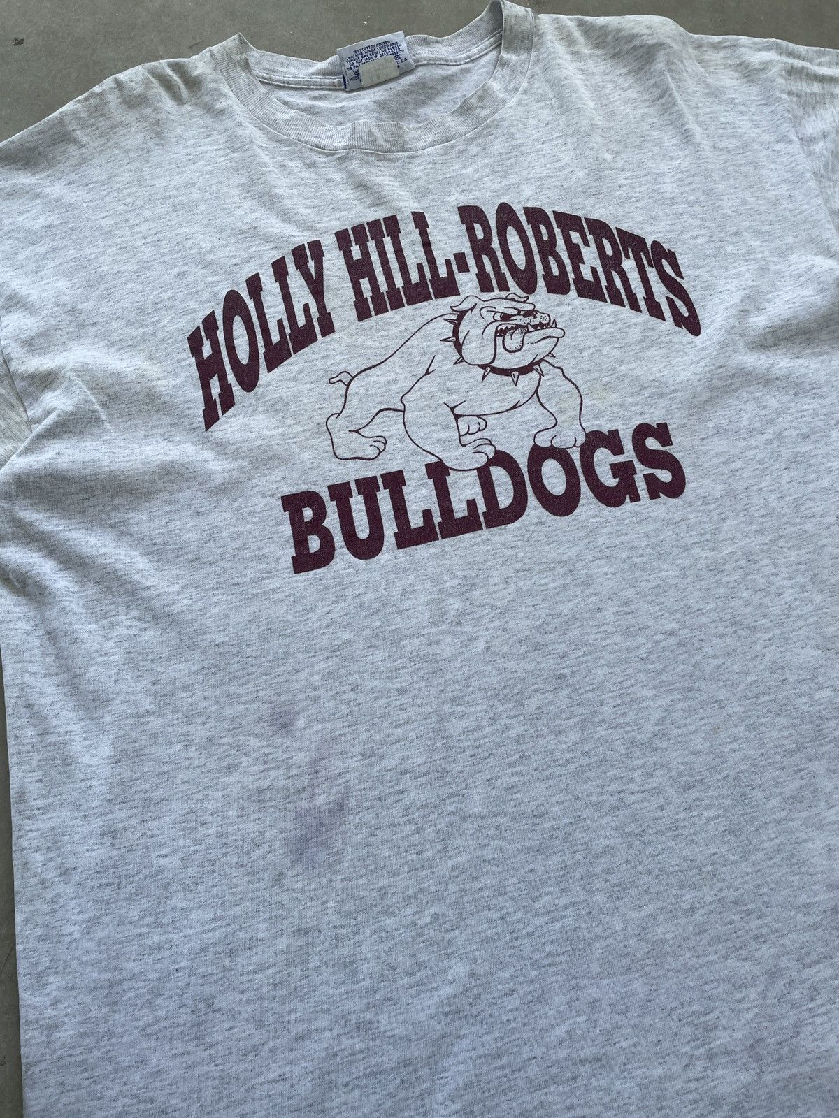 Reebok × Vintage VINTAGE REEBOK HOLLY HILL-ROBERTS BULLDOGS TEE Size US XL / EU 56 / 4 - 5 Thumbnail