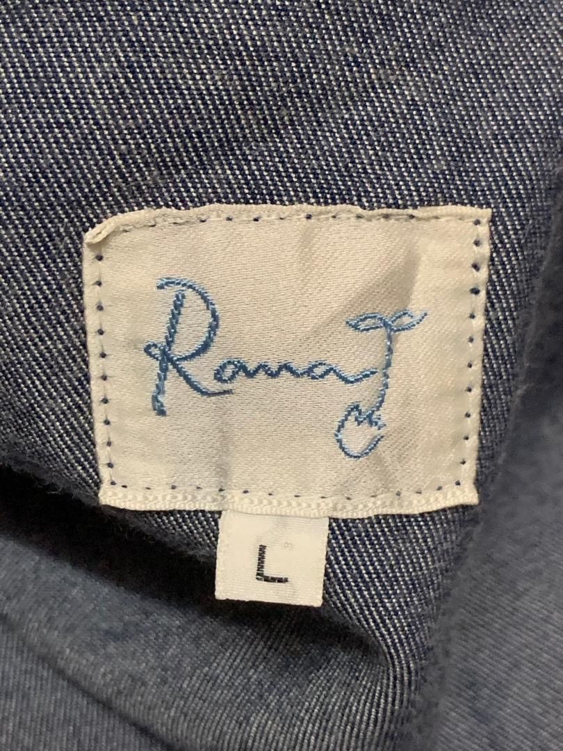 Japanese Brand Rana T Soft Denim Jackets Size L / US 10 / IT 46 - 5 Thumbnail