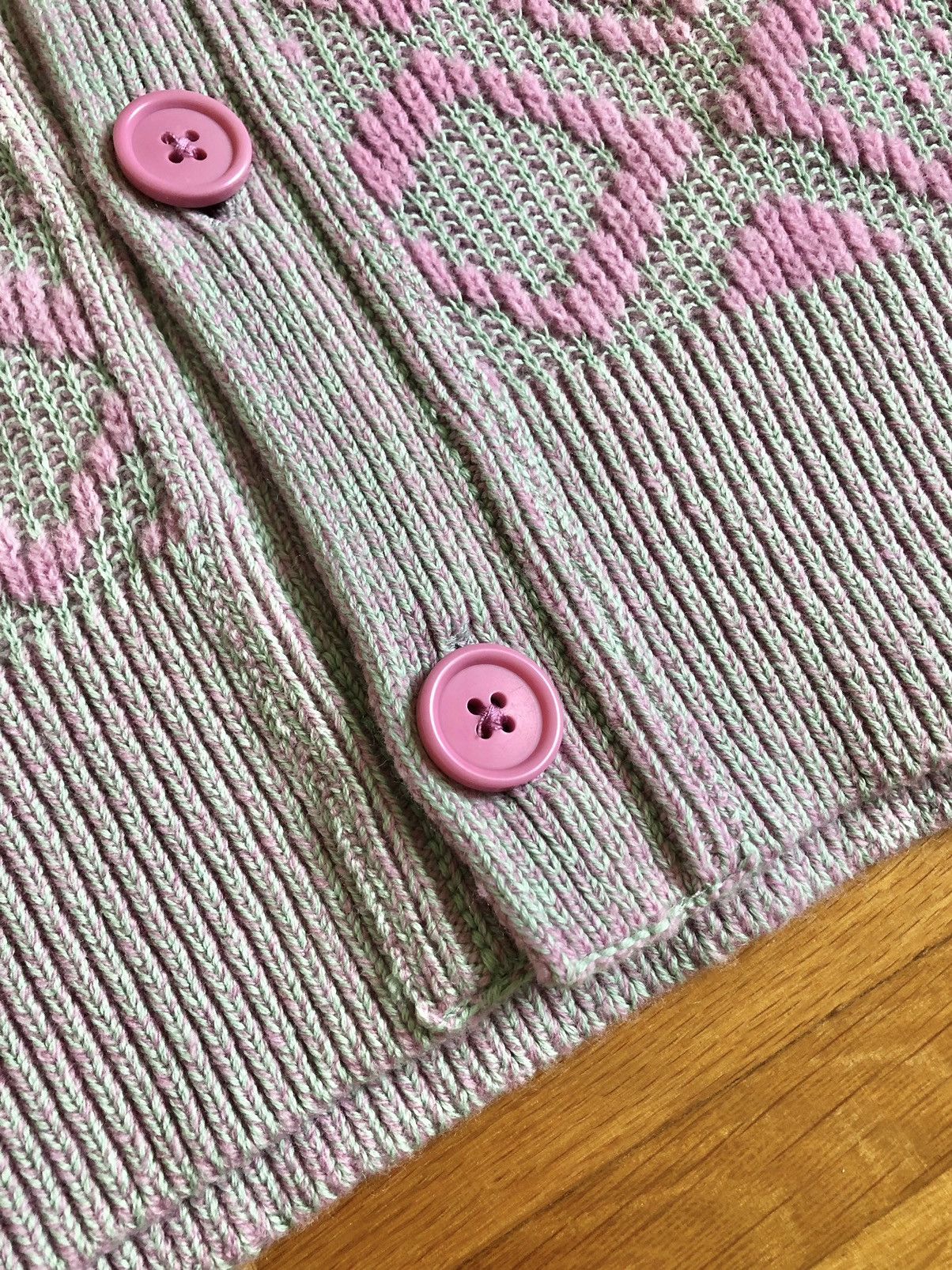 Acne Studios Acne Studios Pink/Blue Cardigan Size US XS / EU 42 / 0 - 5 Thumbnail