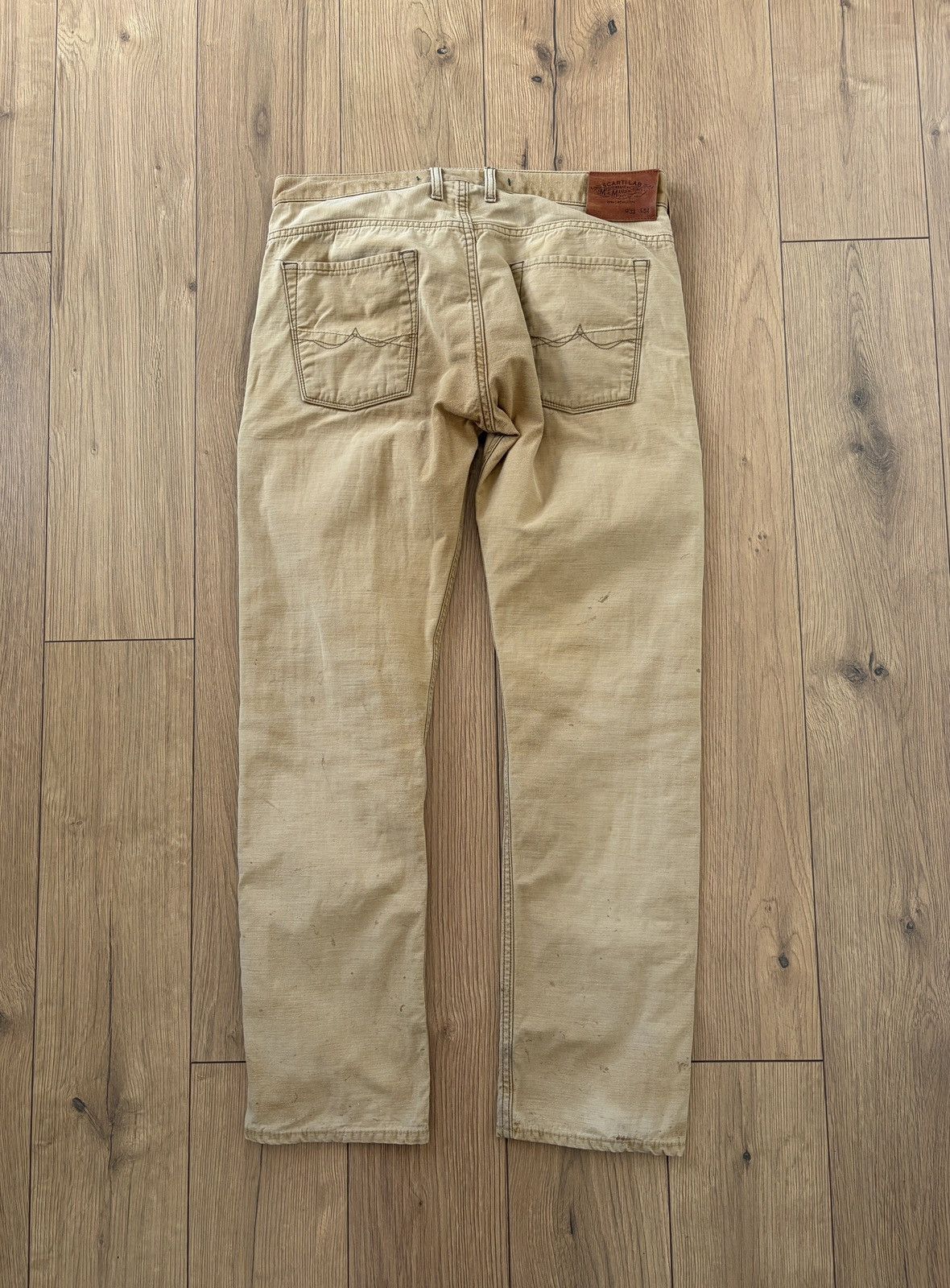 Scarti-Lab Scarti-Lab Stained Faded Sand Chino 06RS SG824 Size US 32 / EU 48 - 9 Thumbnail