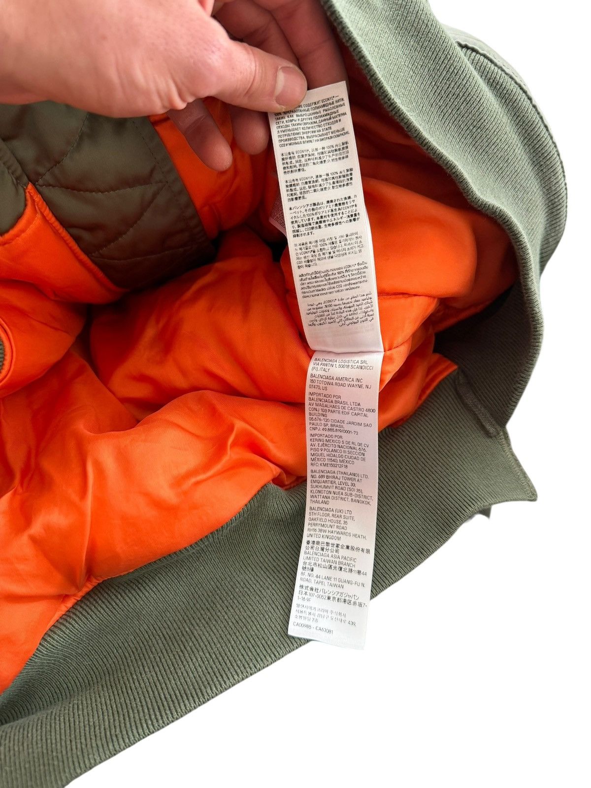 Balenciaga Double Sleeve Four Arm Split Nylon Bomber Size US M / EU 48-50 / 2 - 13 Thumbnail