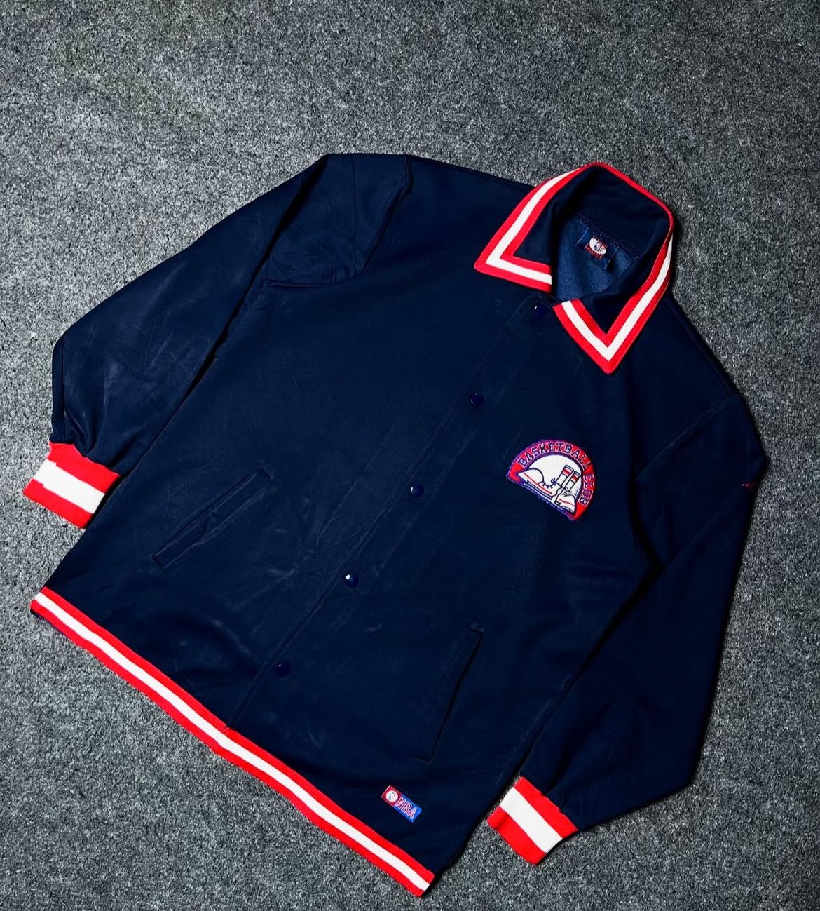 NBA × Vintage WARM UP LONGSLEEV JERSEY NBA BASKETBALL CLUB Y2K Size US L / EU 52-54 / 3 - 2 Thumbnail