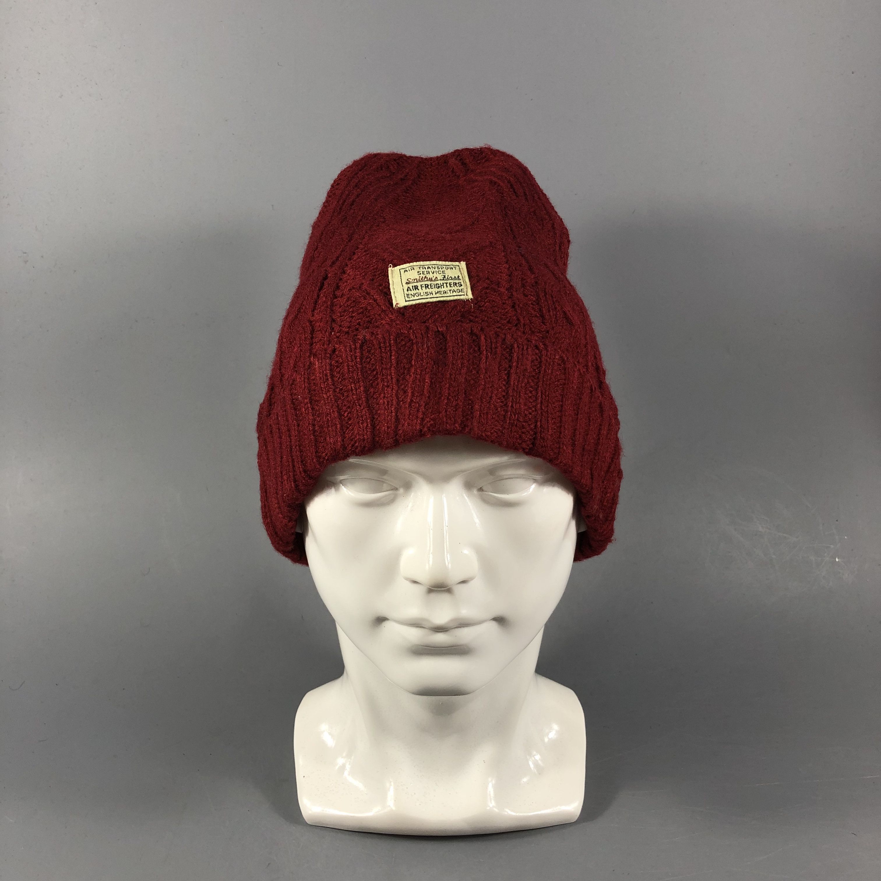 Japanese Brand Je T'aime Pleated Knit Beanie Snowcap Snow Hat B900 Size ONE SIZE - 1 Thumbnail