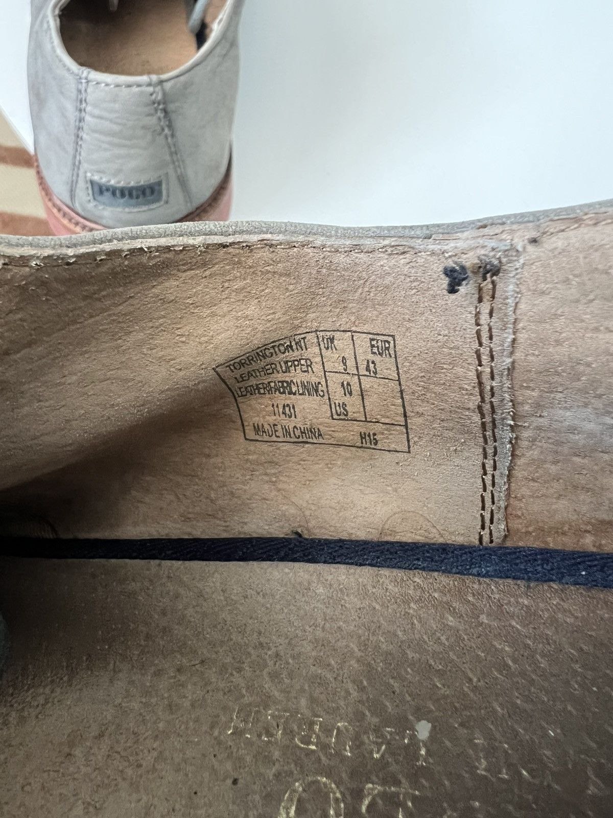 Polo Ralph Lauren Polo Ralph Lauren leather shoes classic gray Size US 10 / EU 43 - 9 Thumbnail