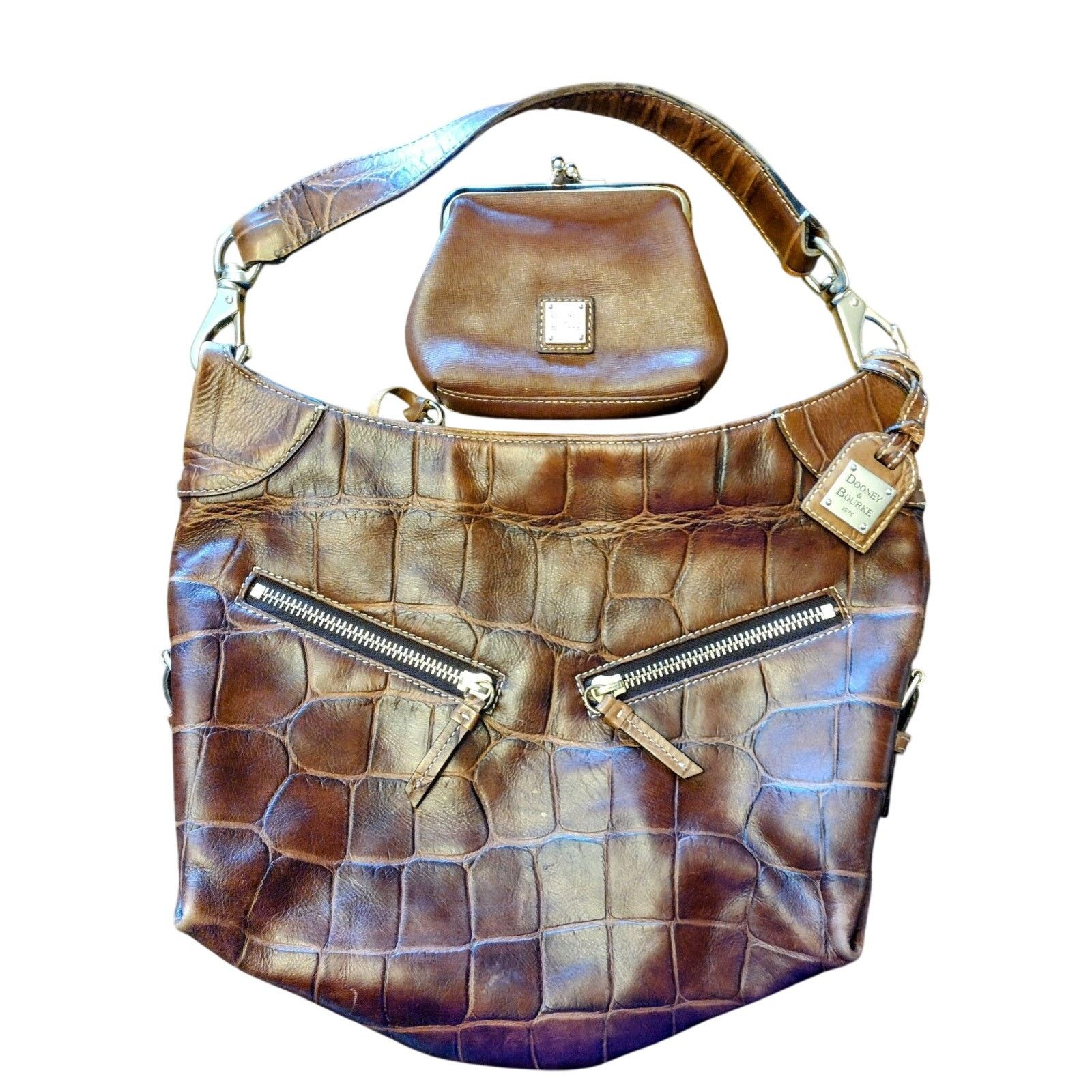 Dooney & Bourke Dooney & Bourke Cinzia Croc Shoulder Bag & Wallet Bundle Size ONE SIZE - 1 Thumbnail