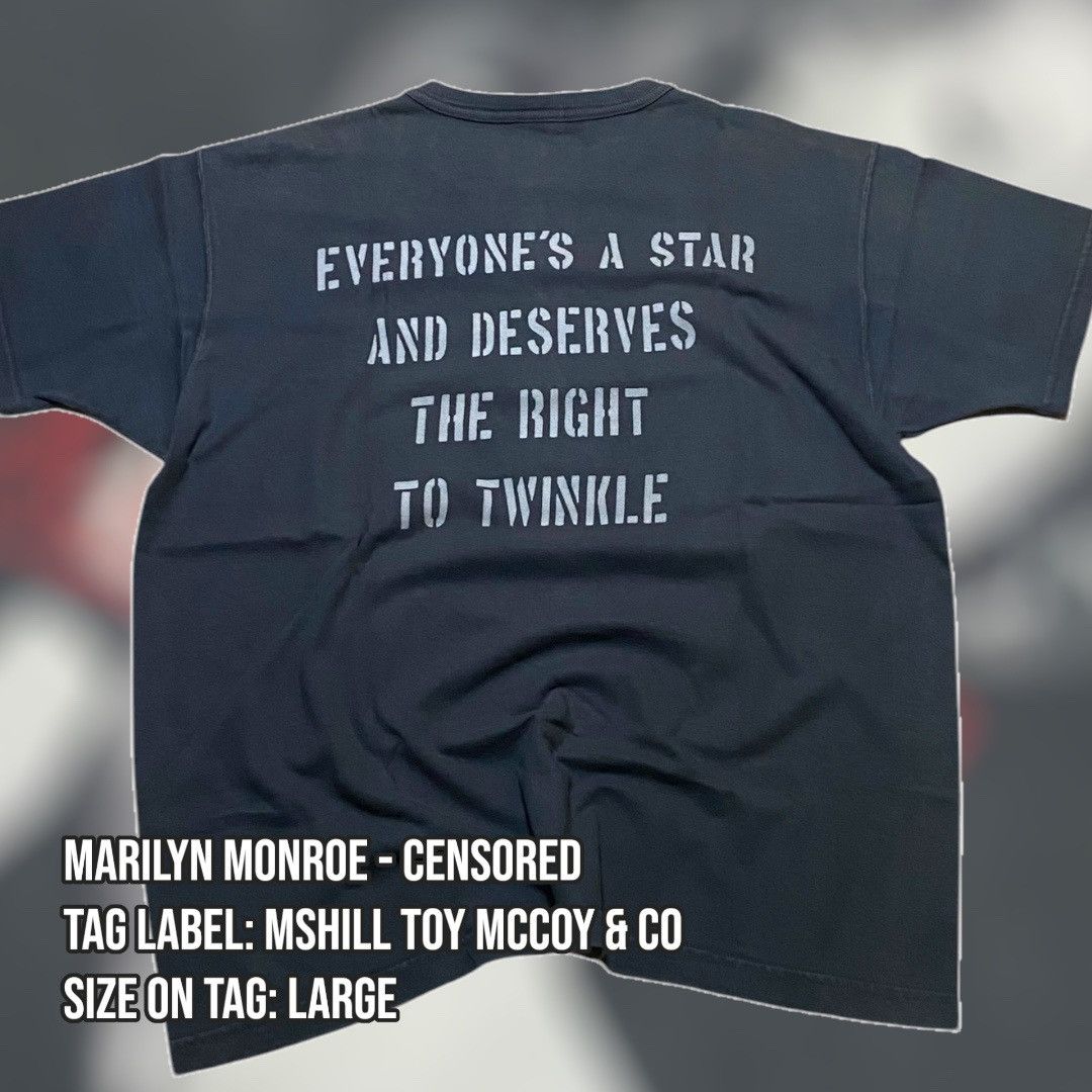 TOYS McCOY Marilyn Monroe - Censored Tee Size US L / EU 52-54 / 3 - 2 Thumbnail