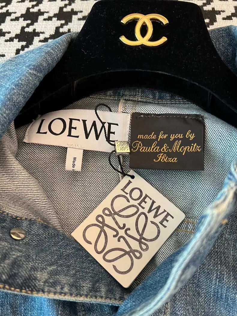 Loewe LOEWE Bright patch doodle painted denim jacket Size M / US 6-8 / IT 42-44 - 3 Thumbnail