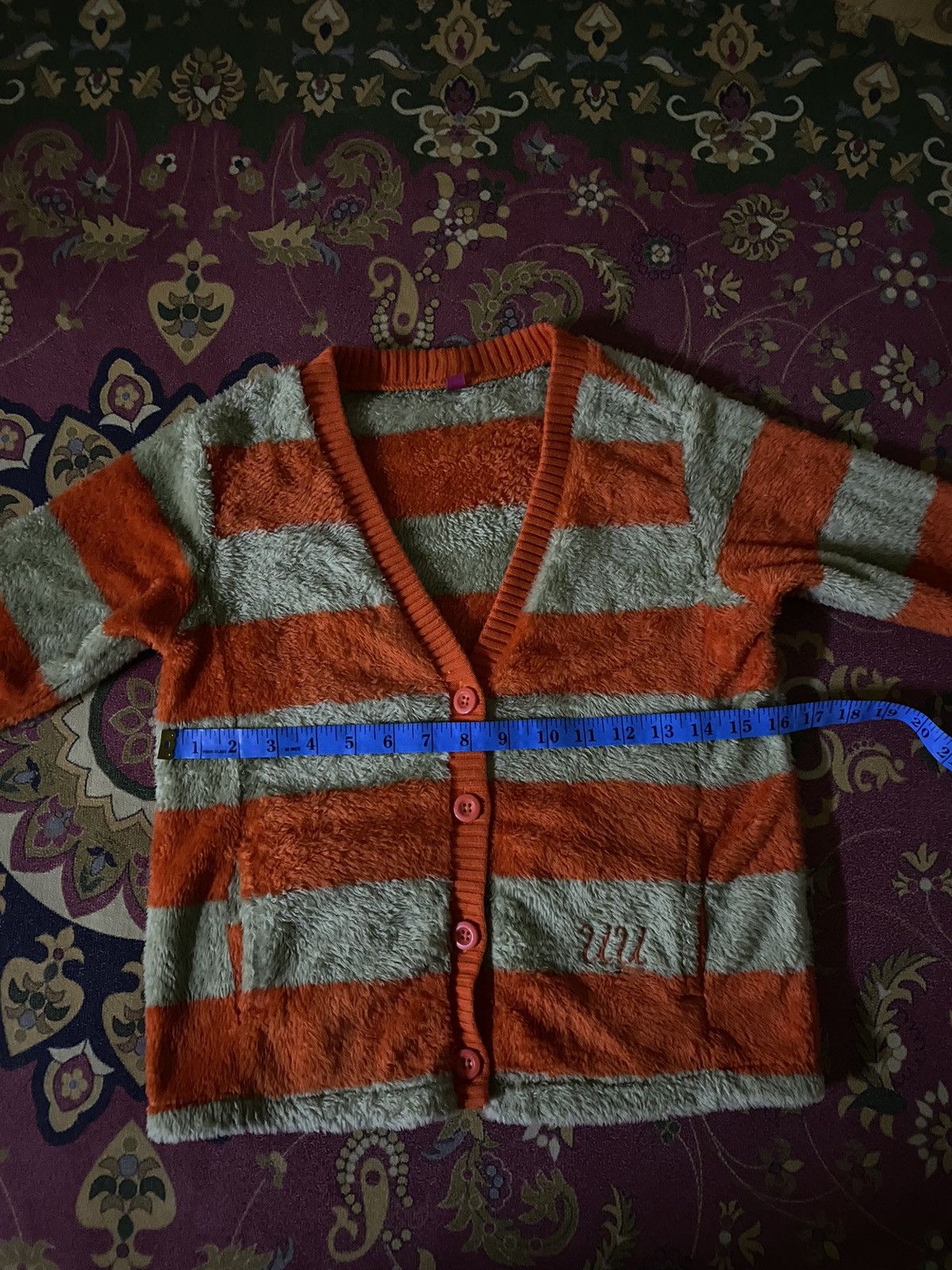 Japanese Brand × Undercover × Uniqlo Uniqlo X Undercover Striped Cardigan Kids Size US XS / EU 42 / 0 - 11 Thumbnail