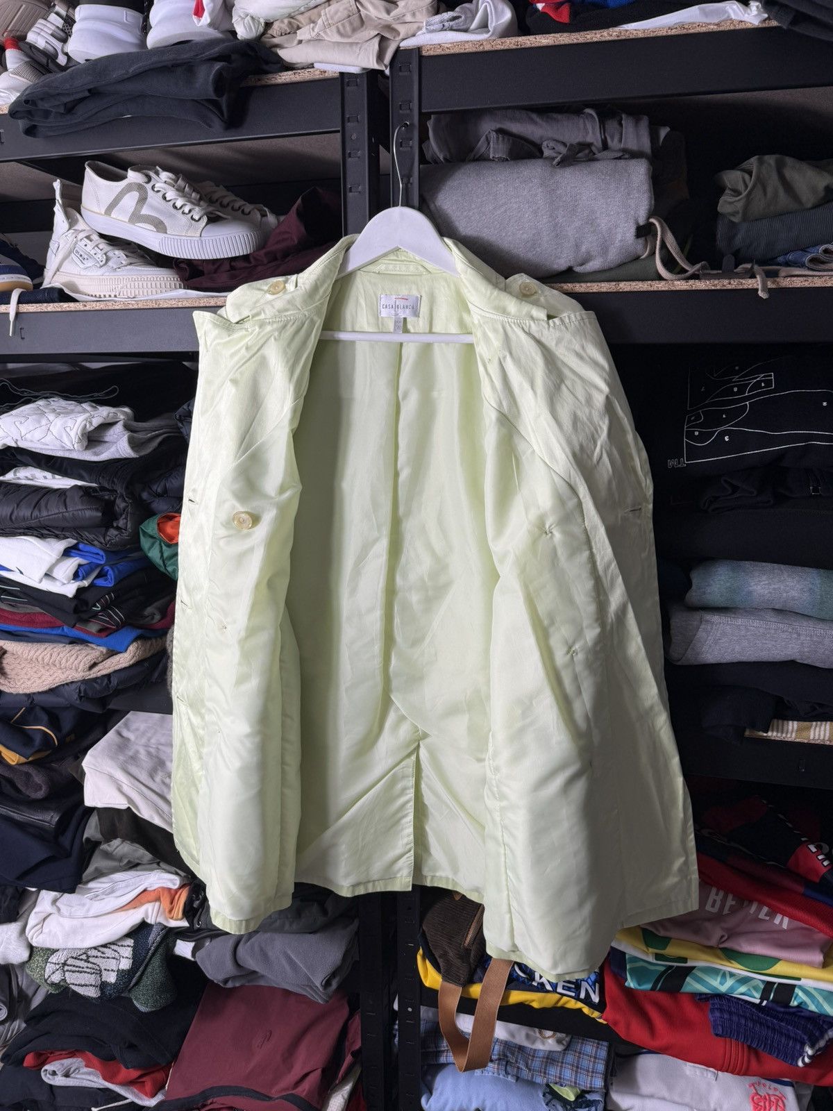 Casablanca Casablanca Women’s Trench Coat Light Green Size 40 Size S / US 4 / IT 40 - 11 Thumbnail