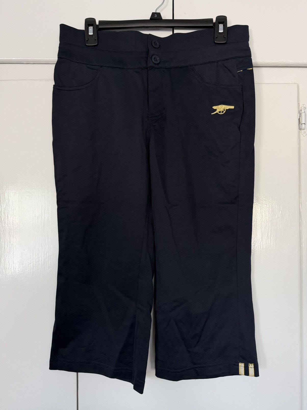Other ARSENAL FC FOOTBALL AFC NAVY BLACK CAPRIS CAPRI PANTS SOCCER Size US 31 - 1 Thumbnail