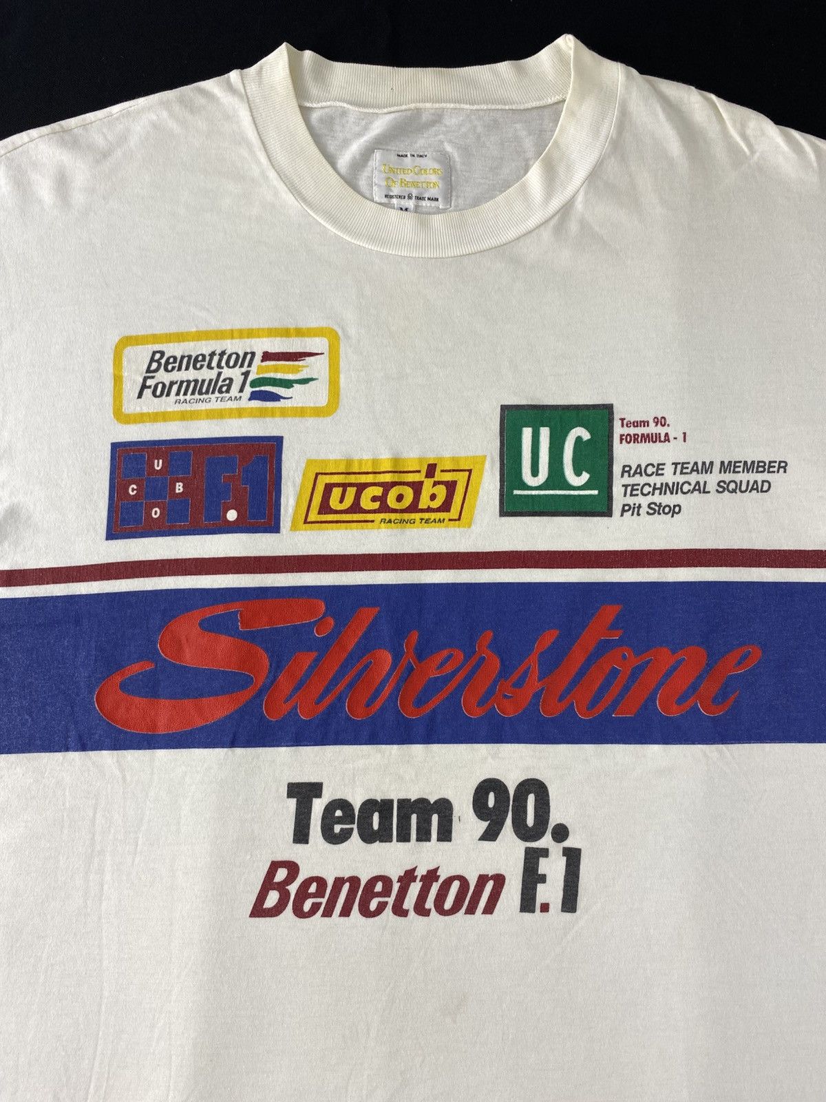 United Colors Of Benetton 90s United Color Of Benetton Silverstone Team 90 F1 Printed Size US L / EU 52-54 / 3 - 4 Thumbnail