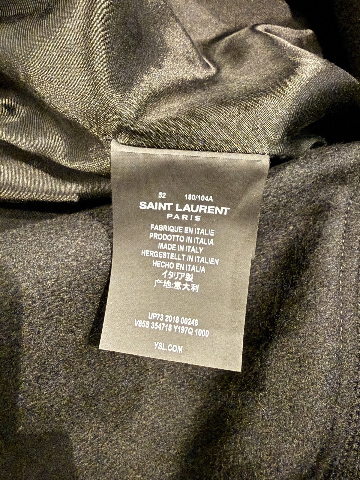 Saint Laurent Paris Saint Laurent Teddy Size US L / EU 52-54 / 3 - 4 Thumbnail