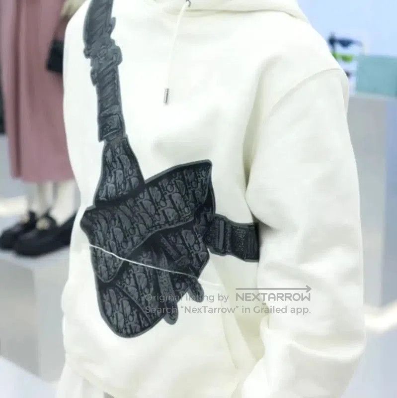 Dior Dior White Cotton Women's Hoodie . Size S / US 4 / IT 40 - 5 Thumbnail