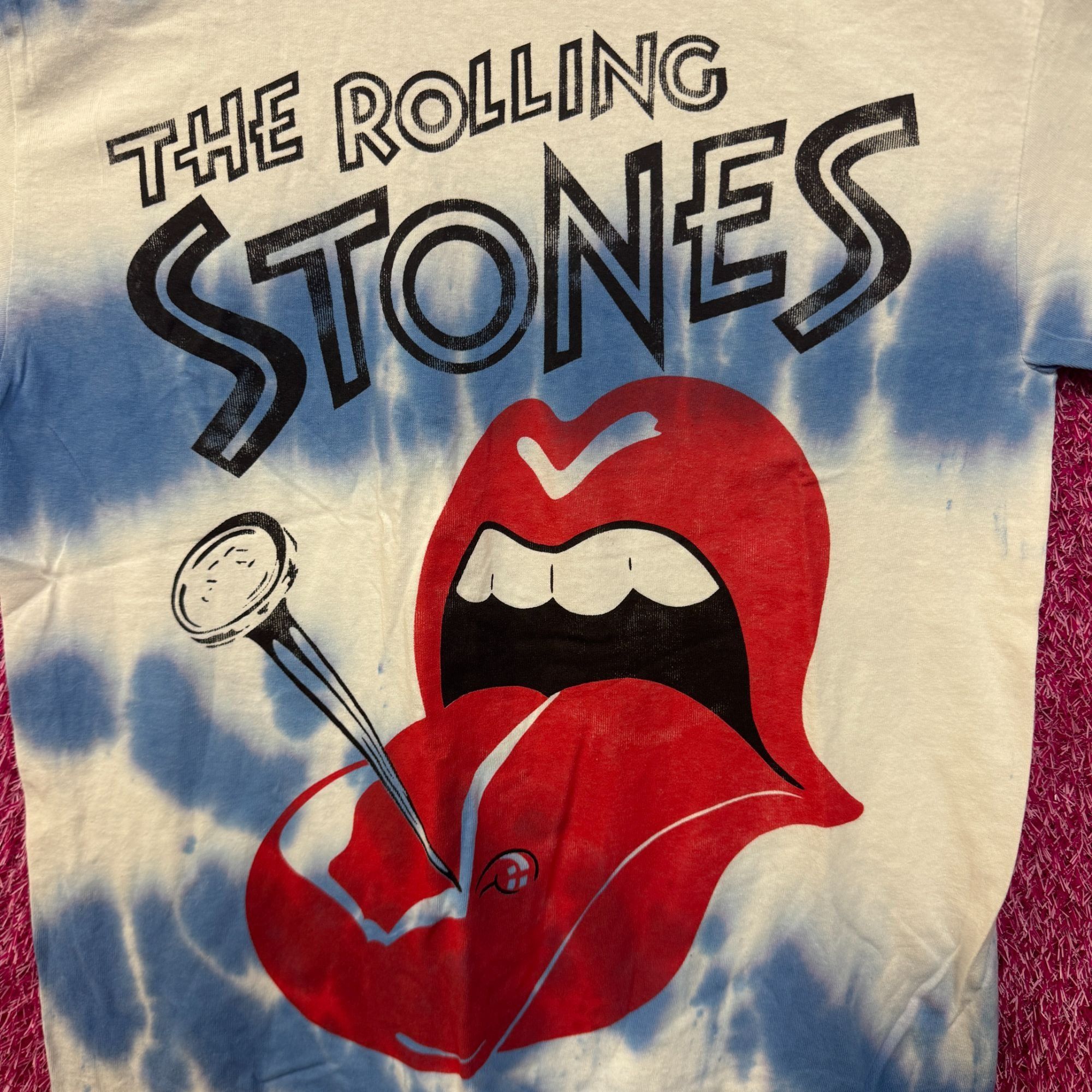 The Rolling Stones The Rolling Stones Nailed Tongue Hot Lips Rock Tie Dye M Size US M / EU 48-50 / 2 - 2 Thumbnail