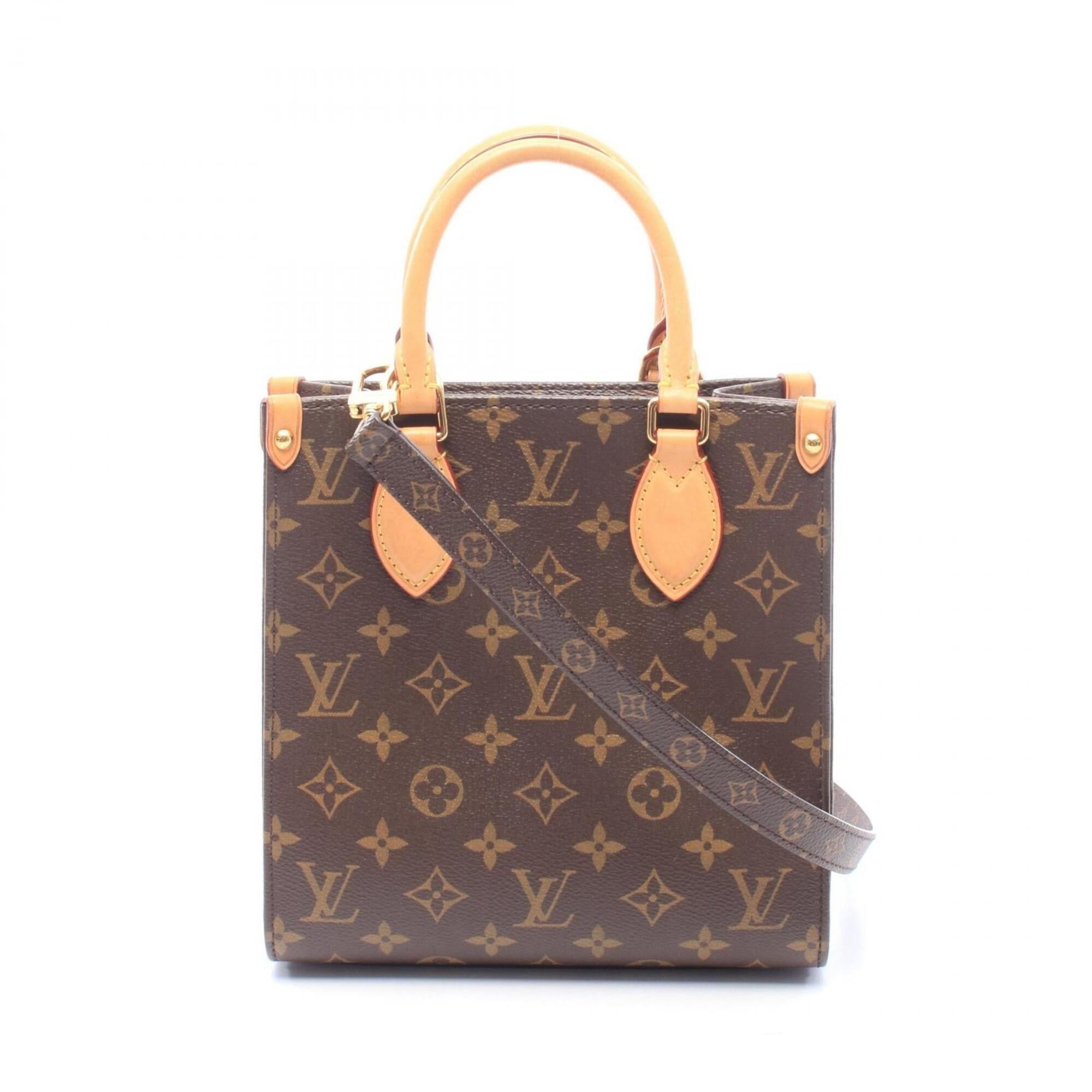 Louis Vuitton Louis Vuitton Sac Plat BB Monogram 2-Way Handbag, Coated Canvas Leather, Women's, Brown, M46265 Size ONE SIZE - 1 Thumbnail