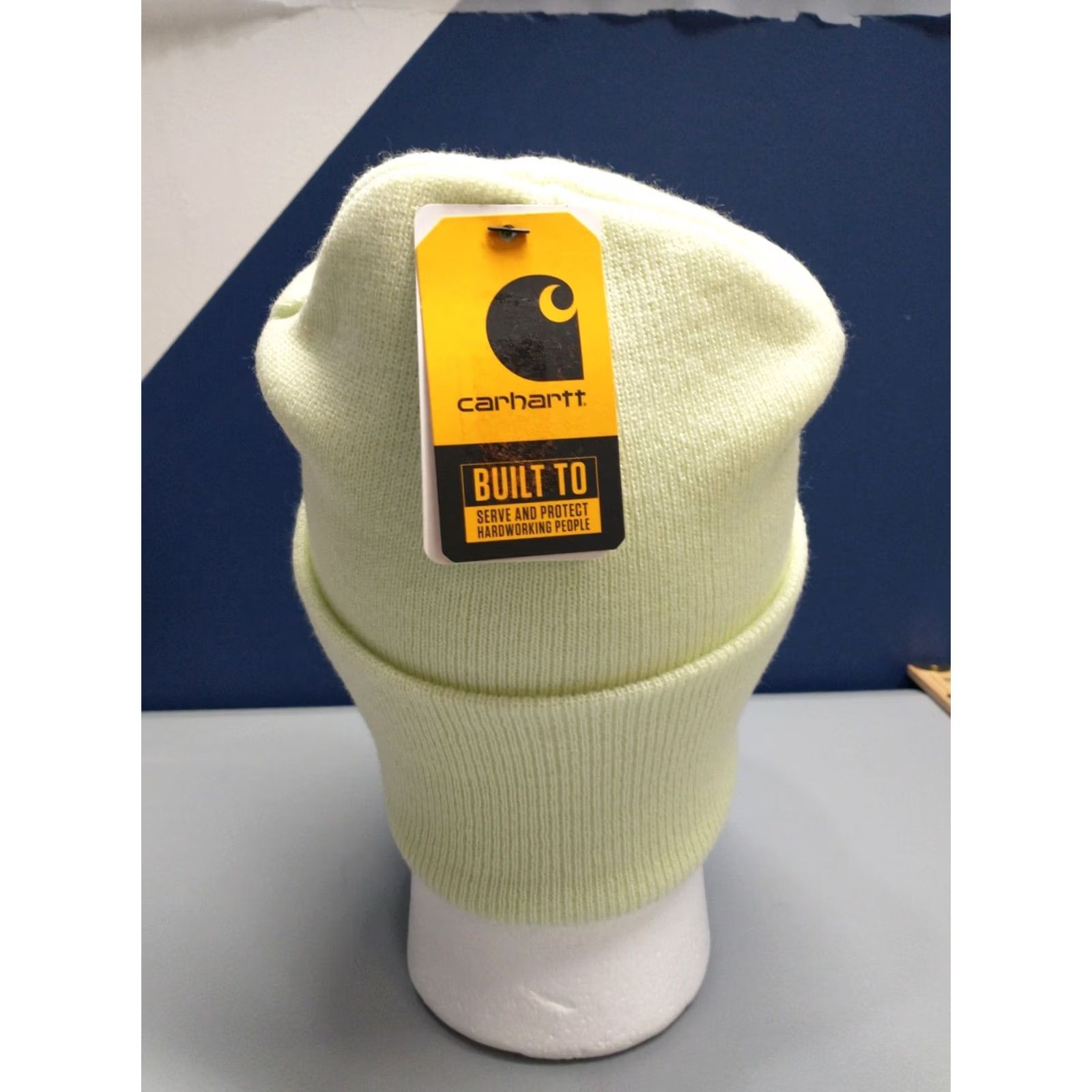 Carhartt Carhartt Beanie Mens One Size Green Acrylic Knit Ear Warmer A18GB4 Size ONE SIZE - 6 Thumbnail