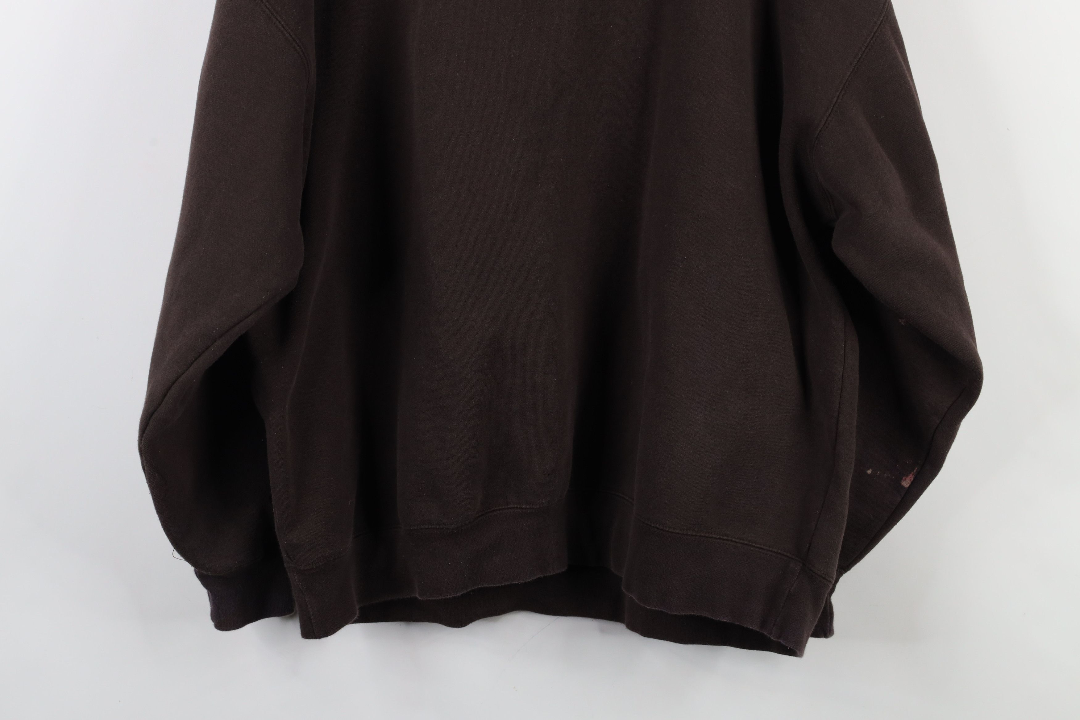 Vintage Vintage 90s College of Ohio Crewneck Sweatshirt Brown Size US XL / EU 56 / 4 - 15 Thumbnail