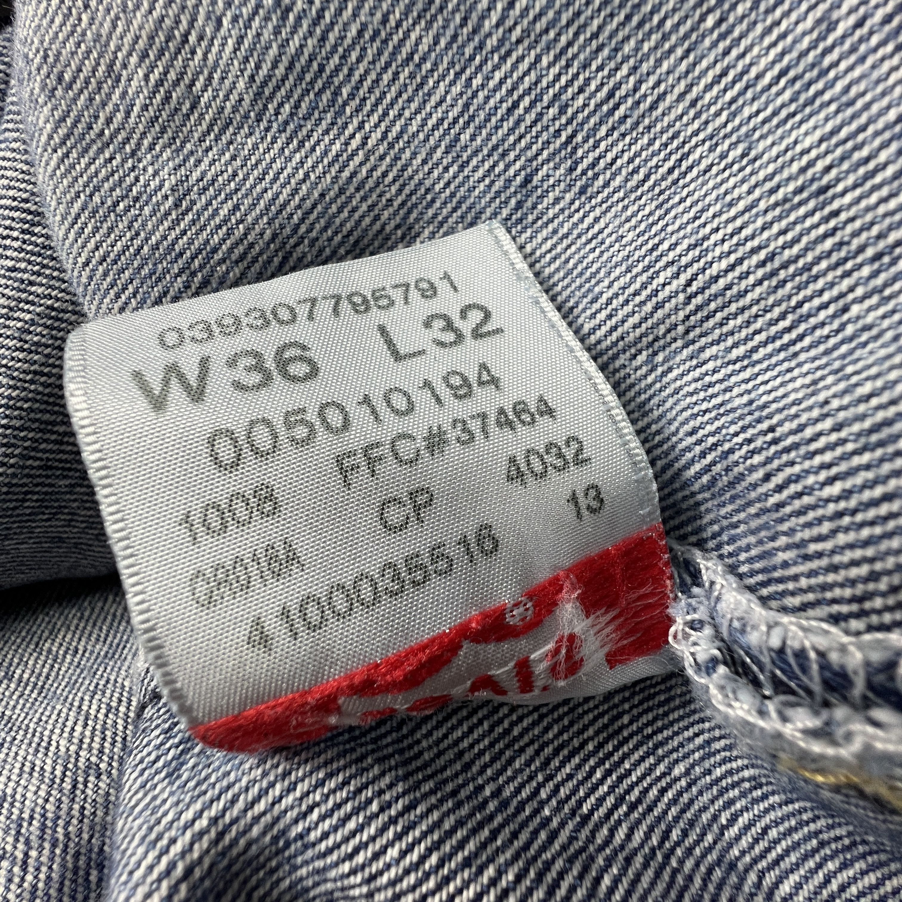 Levi's × Vintage Y2K Levi's Jeans 501 XX Straight Blue Faded Cotton Denim Size US 36 / EU 52 - 12 Thumbnail