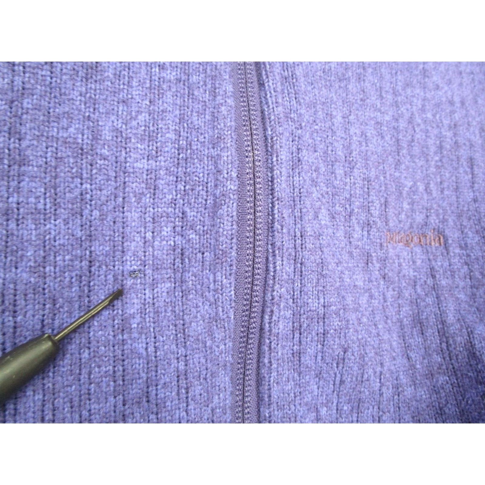 Patagonia PATAGONIA Jacket Women Medium Purple Cables Full Zip Fleece Outdoor Hike Camp Size M / US 6-8 / IT 42-44 - 5 Thumbnail
