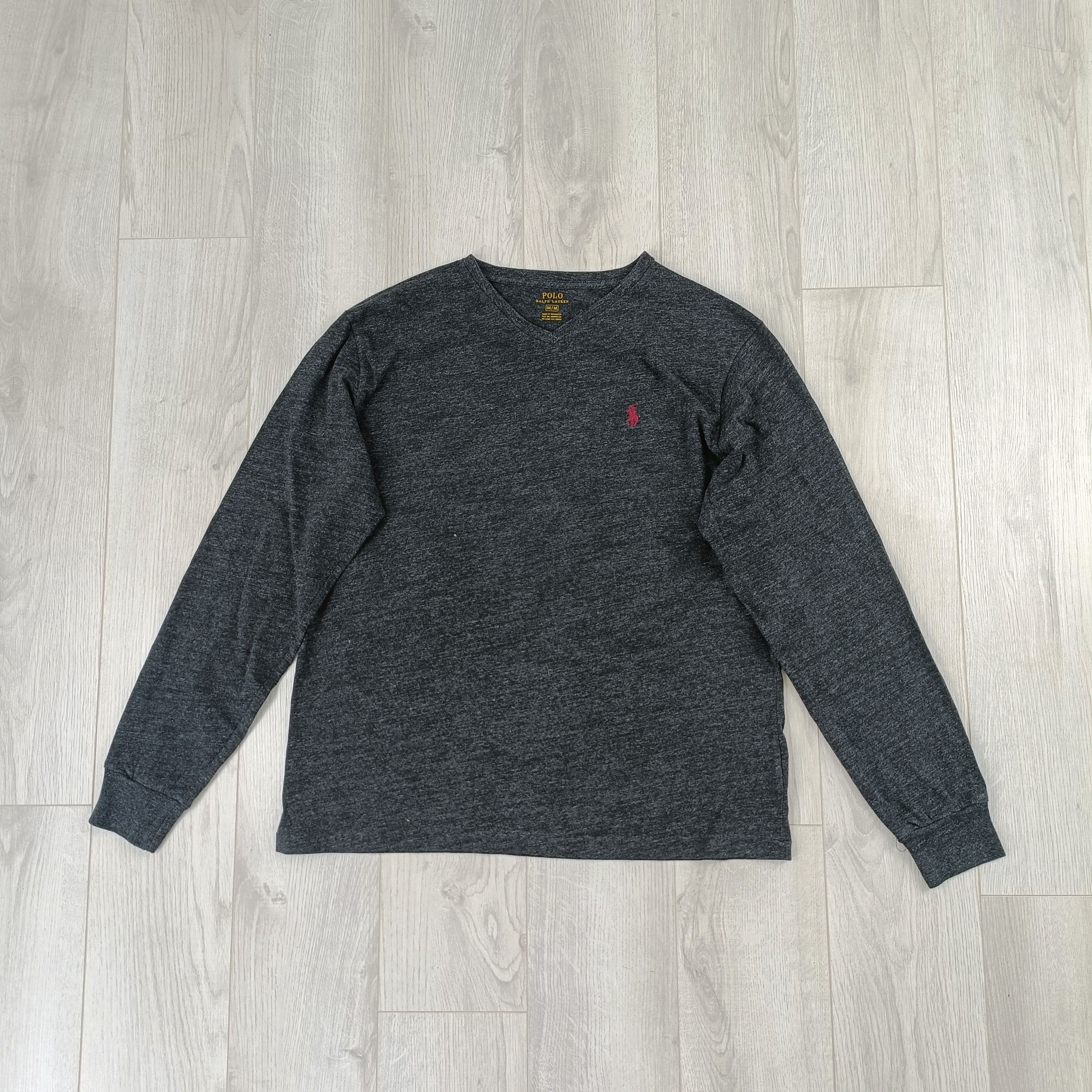 Polo Ralph Lauren Men's Gray Cotton Sweater ! Size US M / EU 48-50 / 2 - 1 Thumbnail