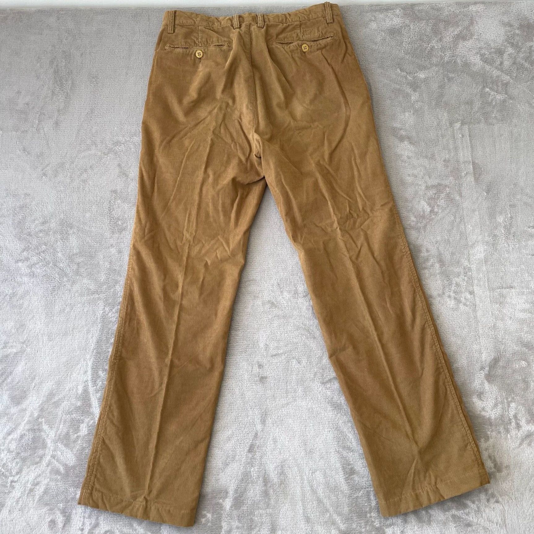Vintage VINTAGE Ron Herman Corduroy Trouser Pants Men 32x32.5 Brown Designer Made Italy Size US 32 / EU 48 - 6 Thumbnail