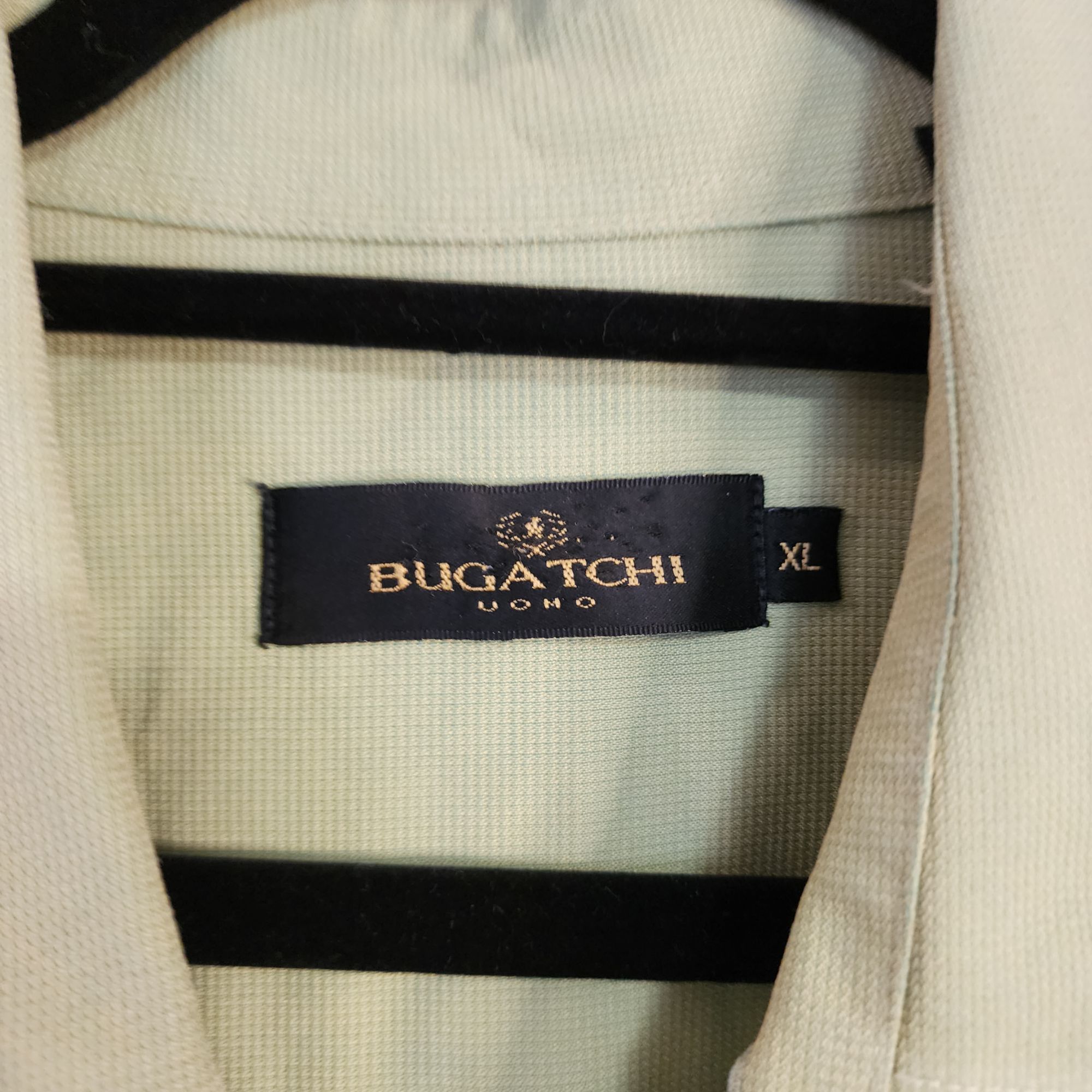 Bugatti Vintage Bugatchi Uomo Dress Shirt Short Sleeve Button Up Men Size US XL / EU 56 / 4 - 3 Thumbnail