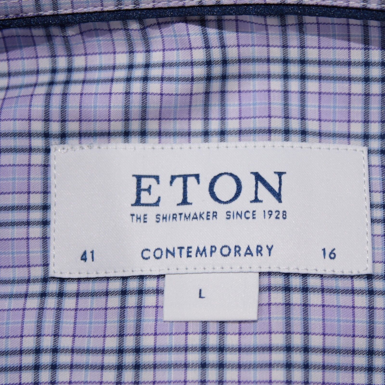Eton Eton New with tags Shirt Size L US In Purple Size US L / EU 52-54 / 3 - 4 Thumbnail