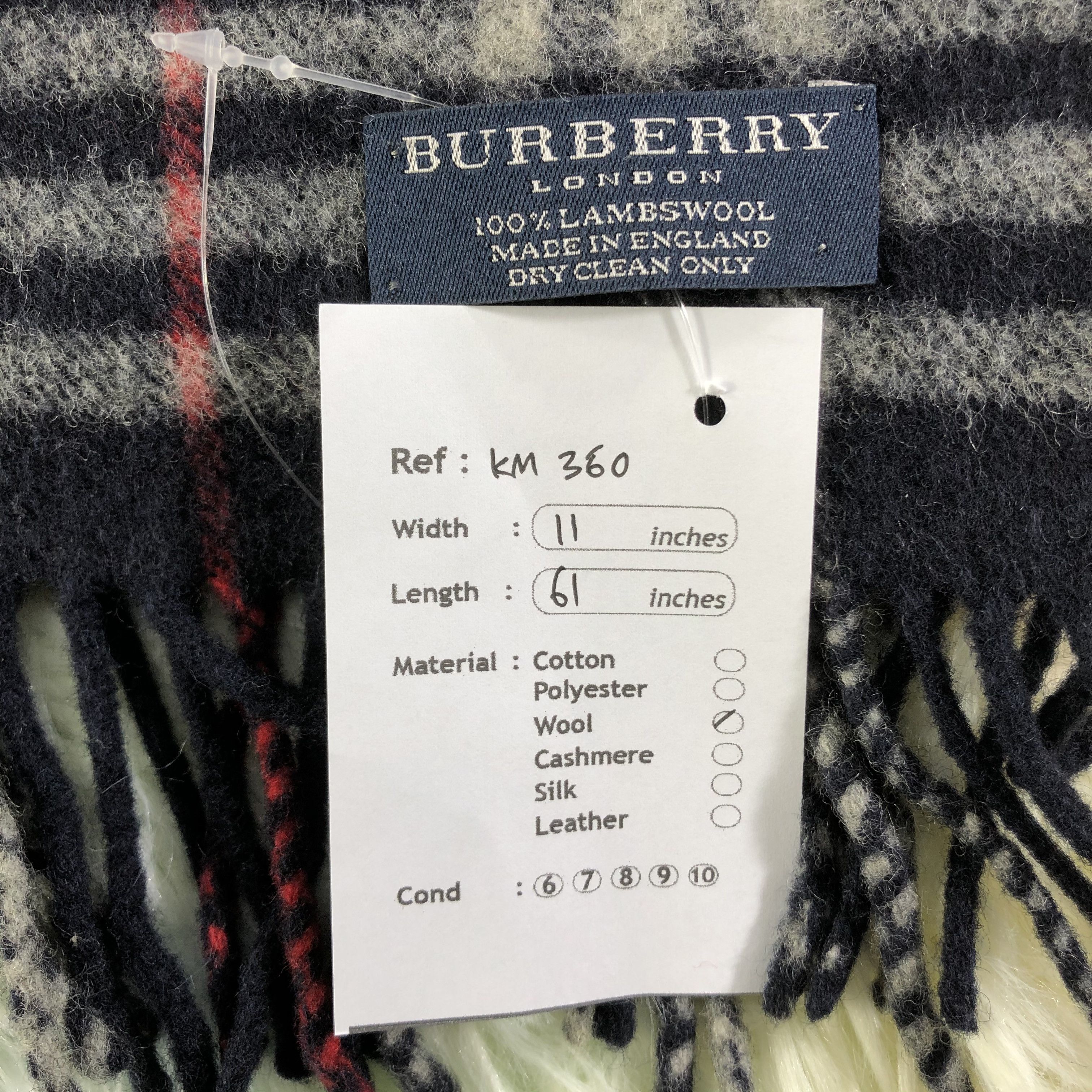 Burberry × Vintage Burberry Scarf / Muffler / Neckwear - KM360 Size ONE SIZE - 6 Thumbnail