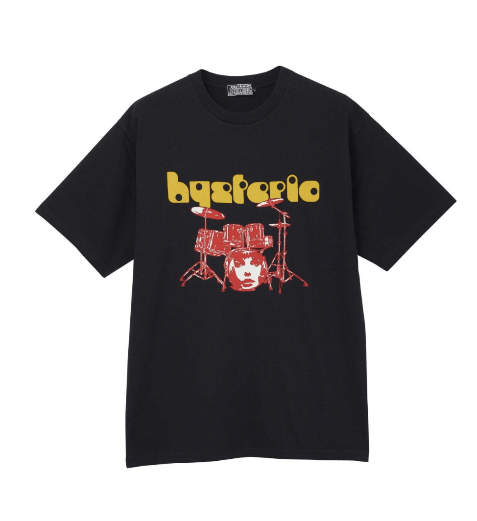 Hysteric Glamour Hysteric Glamour drum kit t-shirt Size US L / EU 52-54 / 3 - 1 Thumbnail