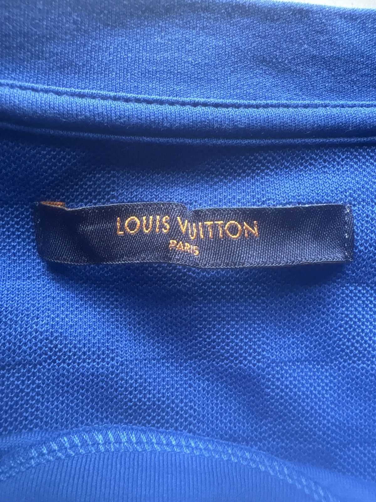 Louis Vuitton Louis Vuitton Blue Pocket Tee Size US XXL / EU 58 / 5 - 4 Thumbnail