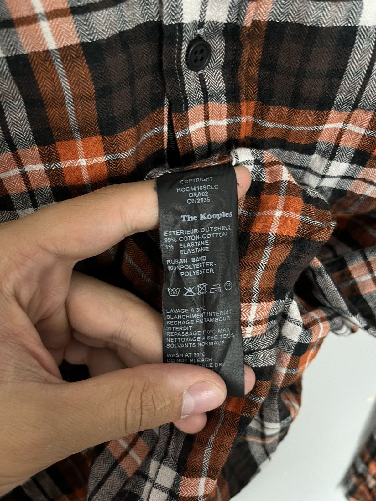 The Kooples The Kooples Sport Plaid Classic Fit Long Sleeve Shirt Size US S / EU 44-46 / 1 - 9 Thumbnail