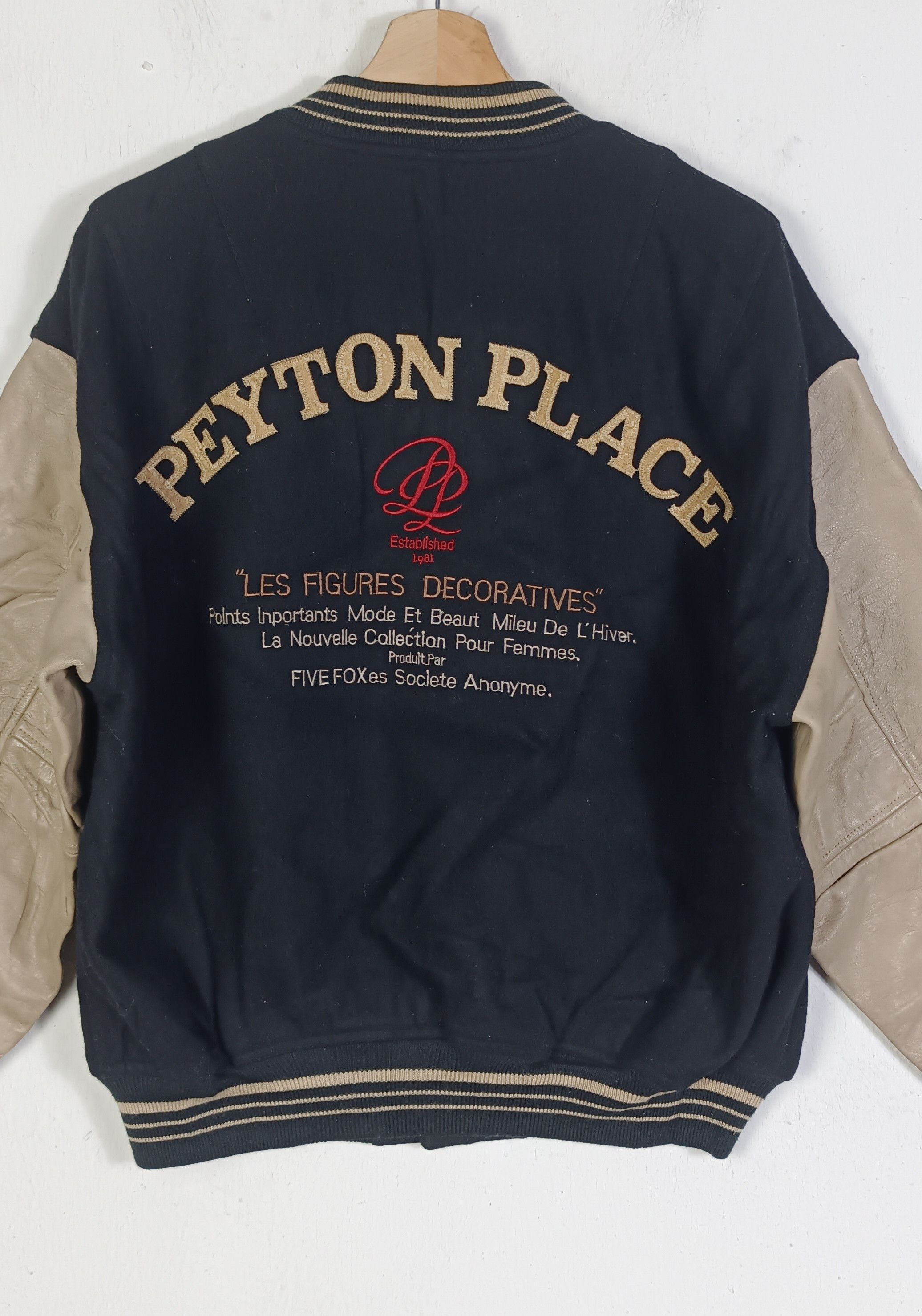 PPFM Vintage Peyton Place Race Varsity Jacket Size US XL / EU 56 / 4 - 7 Thumbnail