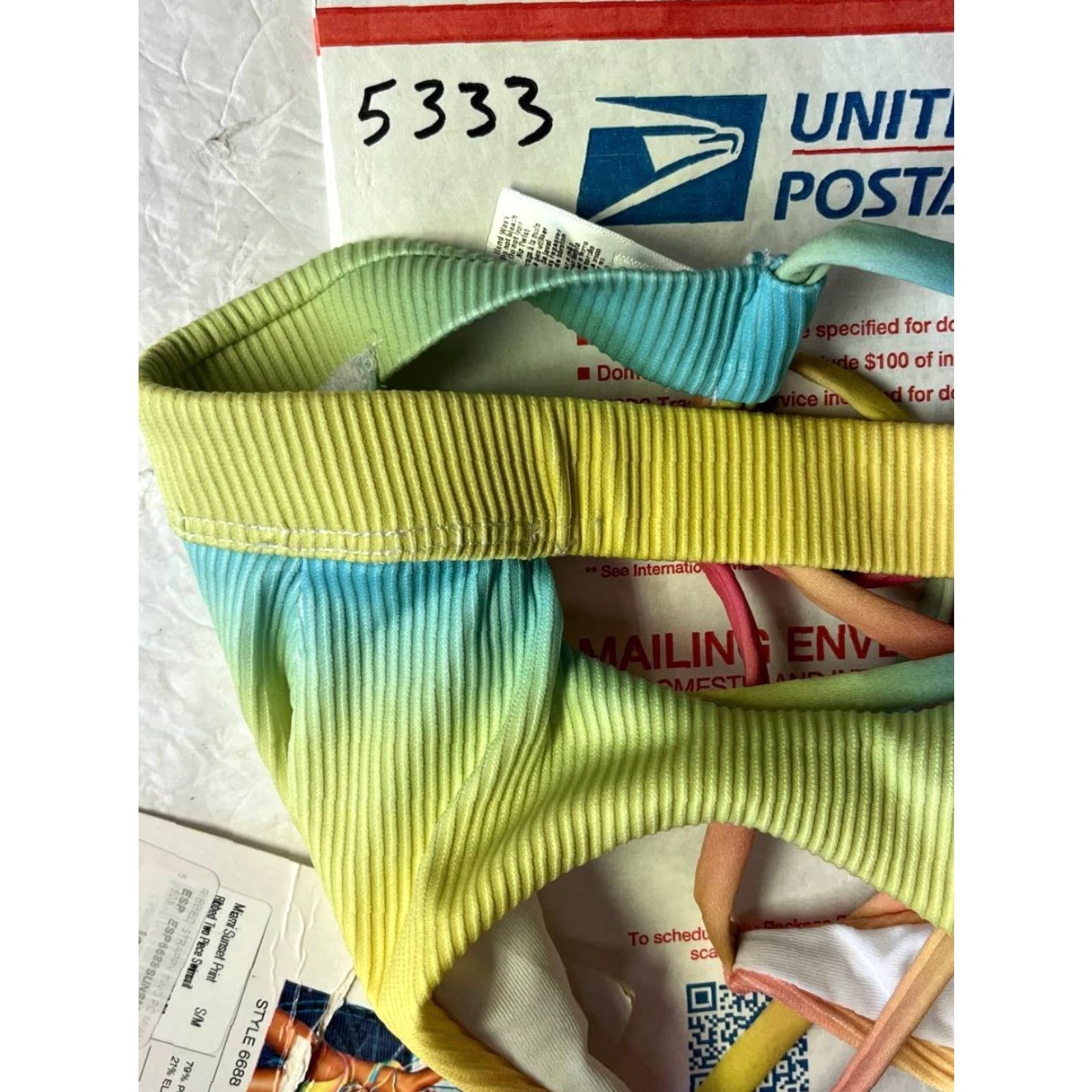 Vintage VINTAGE Mapale Bikini Top Women’s Size S Y2K 2000s Yellow Small Swim Top Bikini Womens S Size S / US 4 / IT 40 - 4 Thumbnail